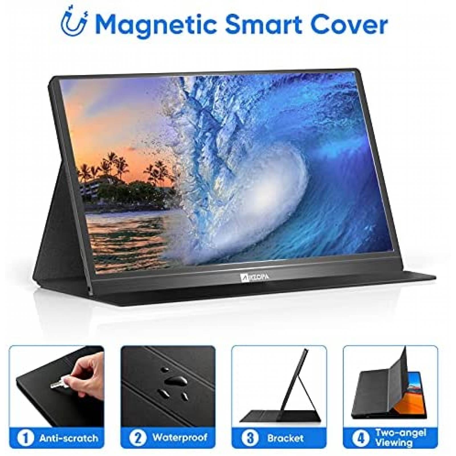 Monitor Arzopa Z1 15.6" 1080p USB C Gaming HDMI -Negro