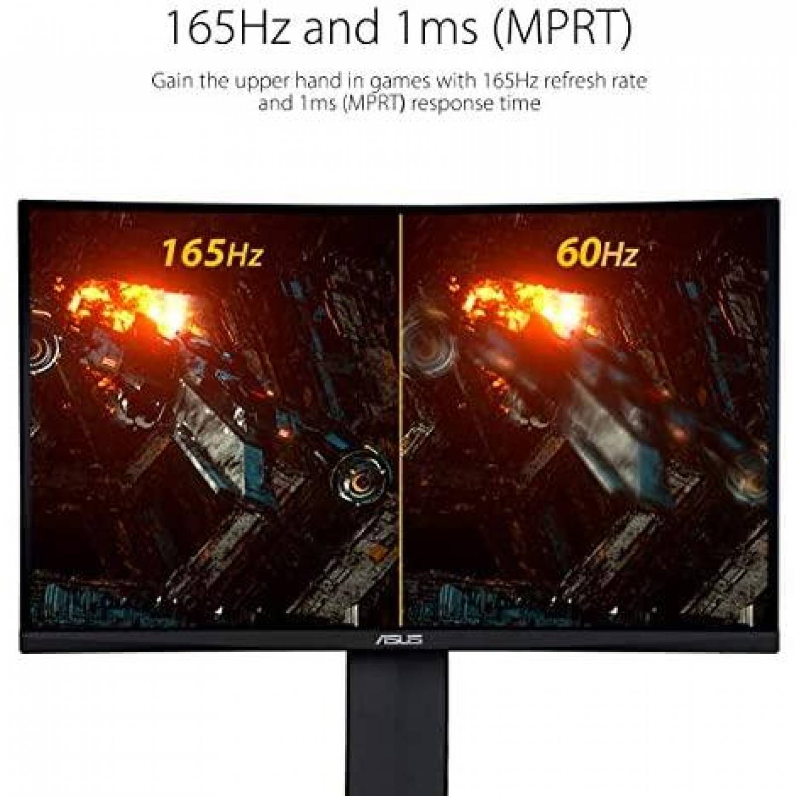Monitor ASUS 1080p 165Hz HDMI Pantalla LCD de 23.6" -Negro