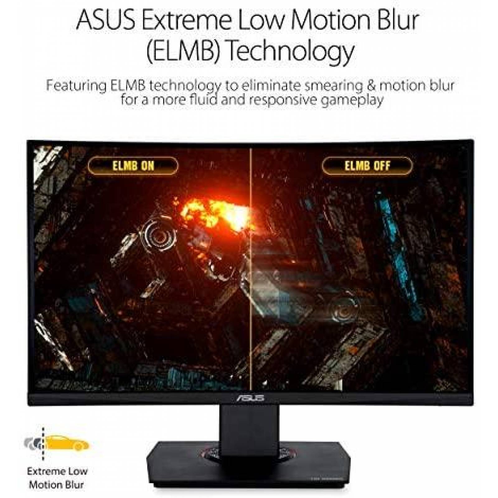 Monitor ASUS 1080p 165Hz HDMI Pantalla LCD de 23.6" -Negro