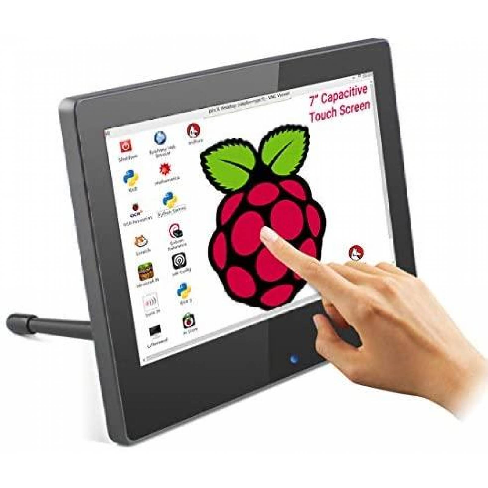 Monitor Electrow Raspberry Pi 7" 1024x600 USB -Negro