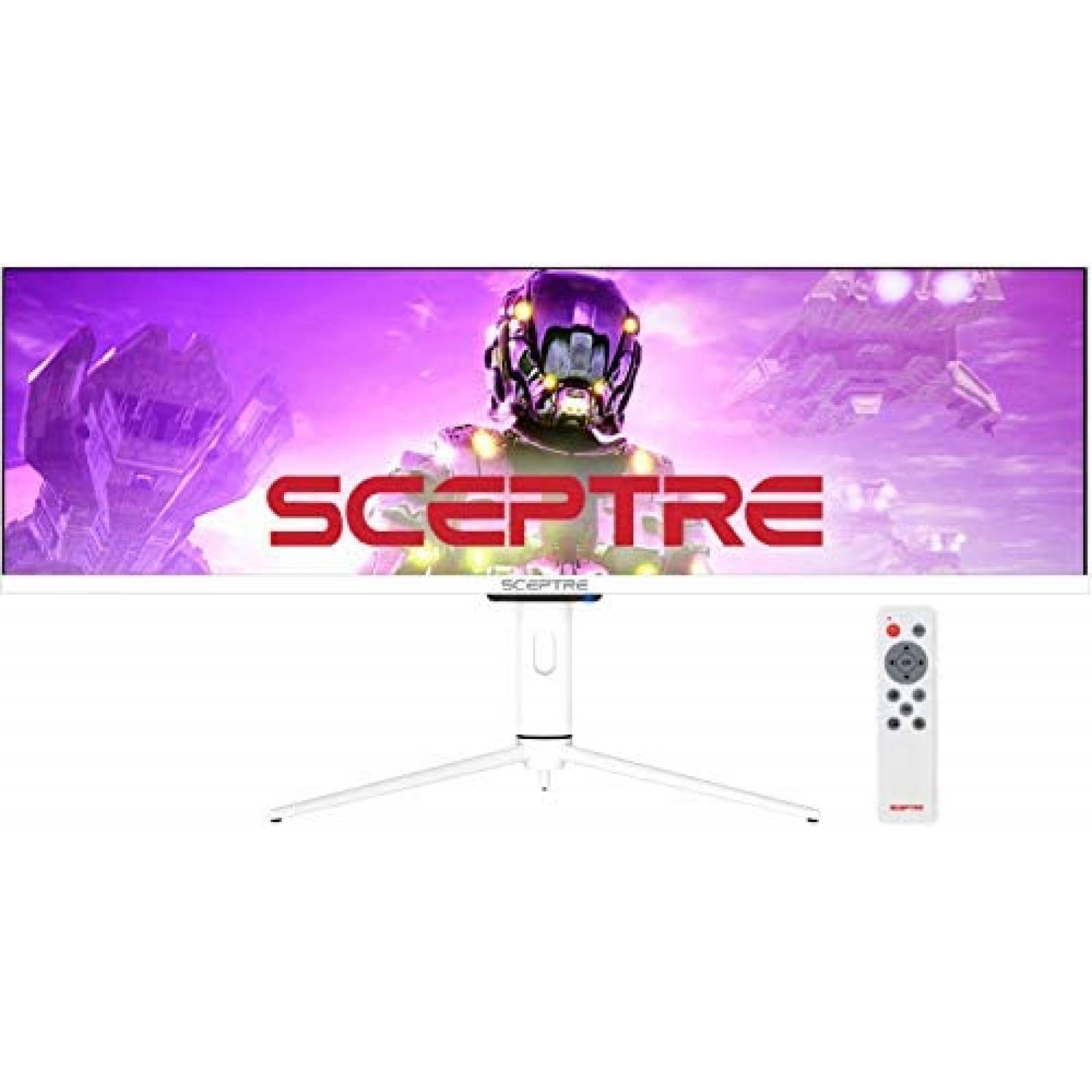 Monitor Sceptre IPS 43.8" LED 120Hz DisplayPort -Blanco