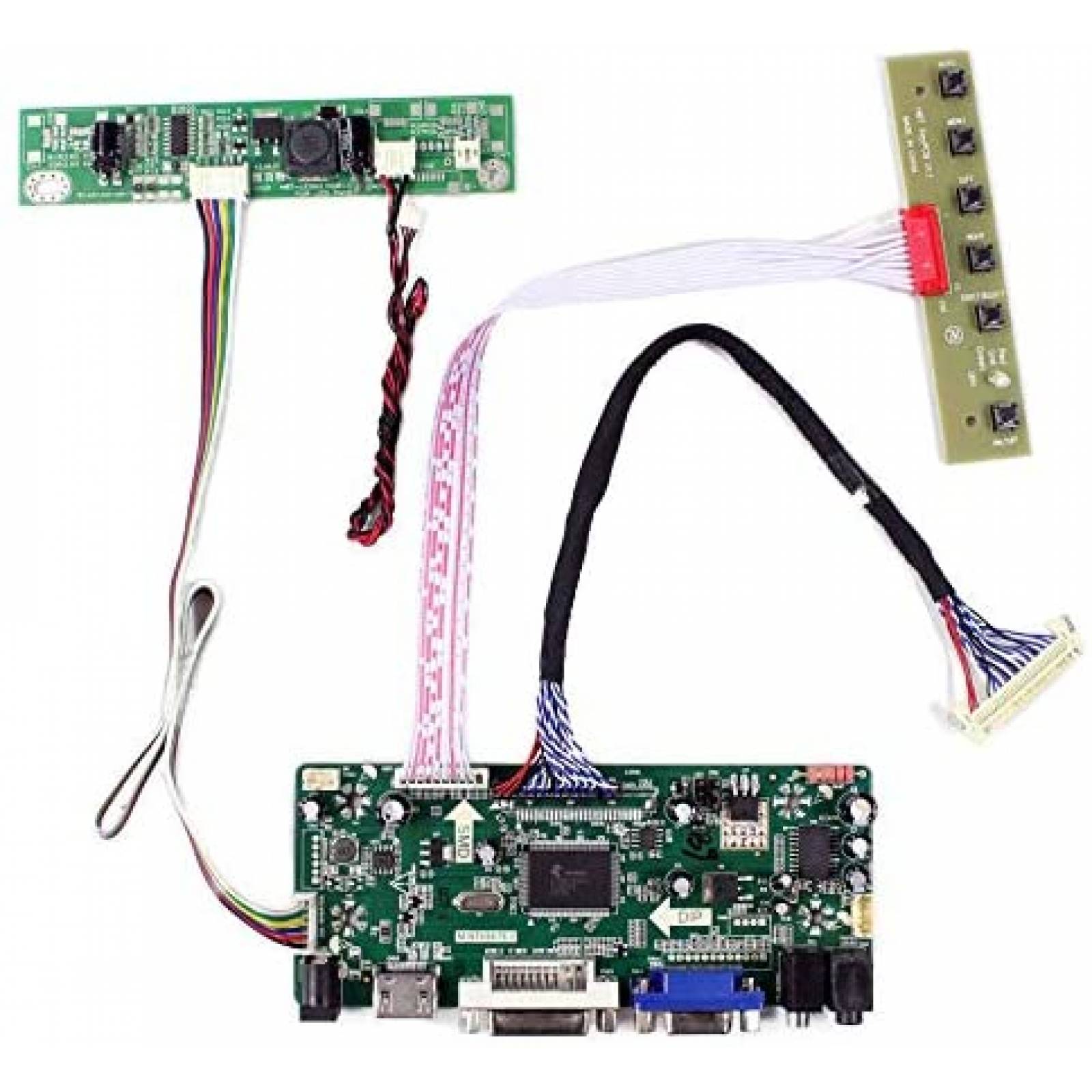 Placa controladora LCD de audio HDMI DVI VGA LCDBOARD