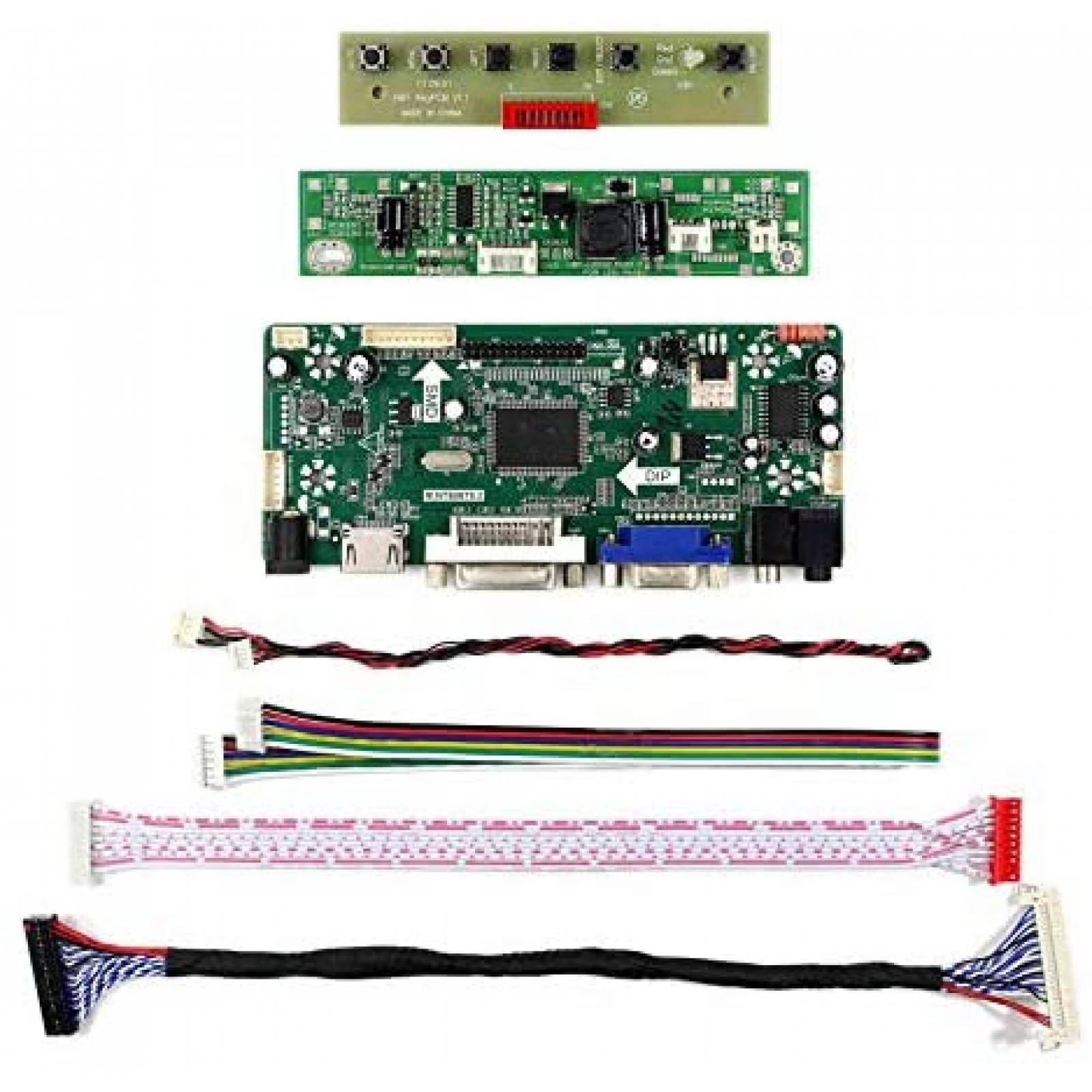 Placa controladora LCD de audio HDMI DVI VGA LCDBOARD