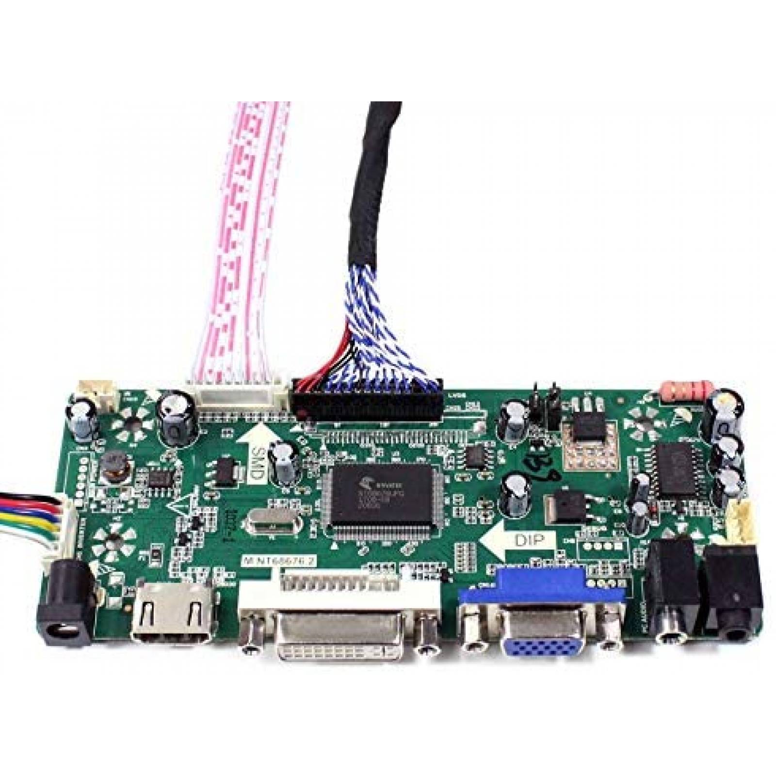 Placa controladora LCD de audio HDMI DVI VGA LCDBOARD