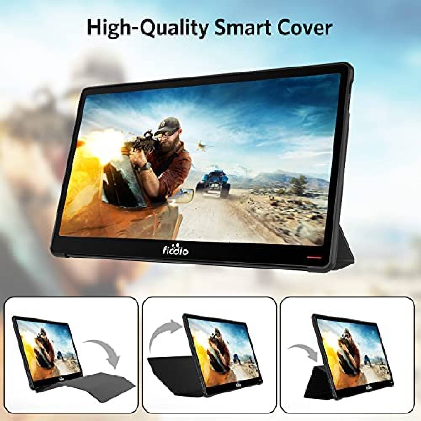 Monitor FIODIO 15K3F-C 15.6" Porttil USB C Mini HDMI