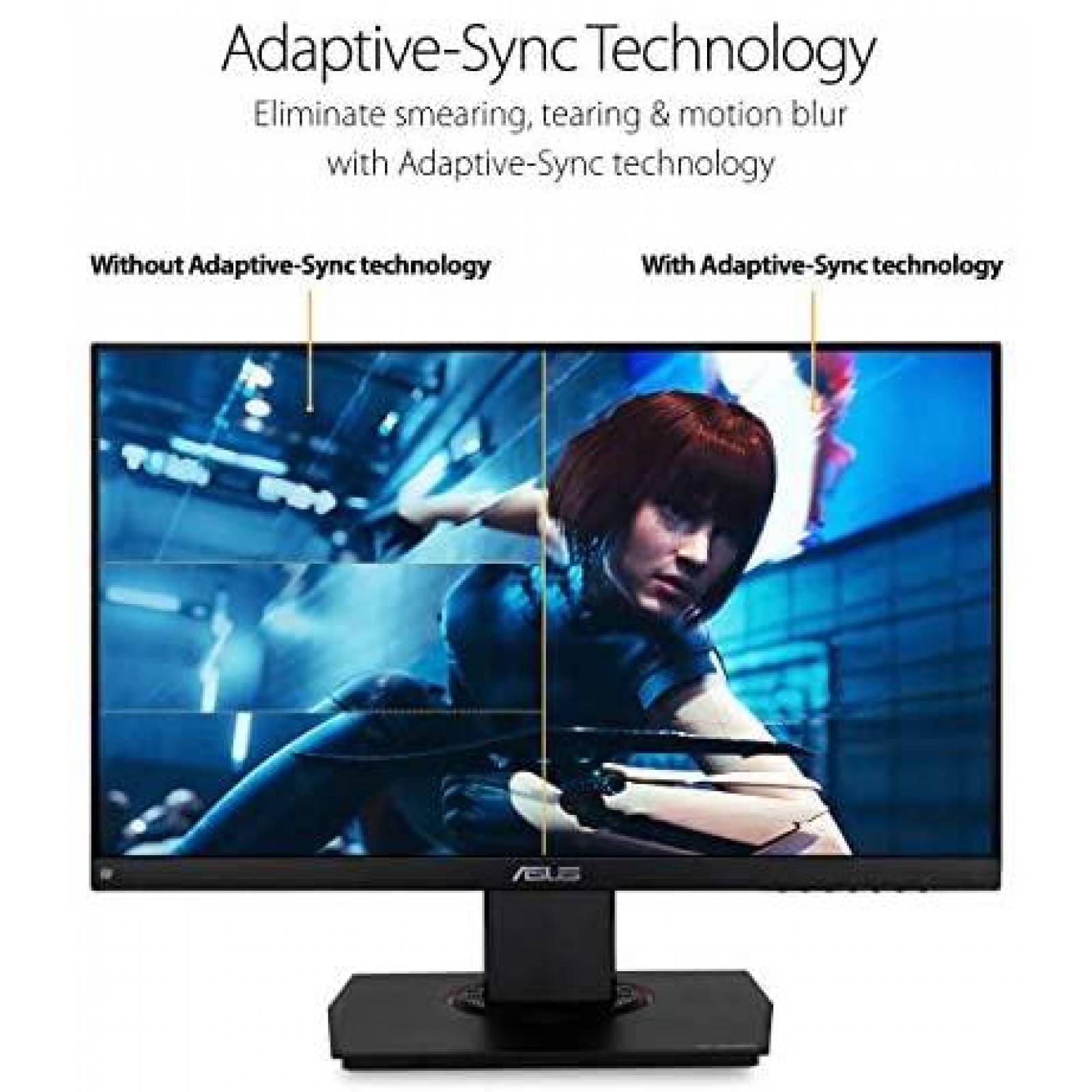 Monitor Asus TUF 23.8 144Hz Full HD HDMI 1ms IPS -Negro