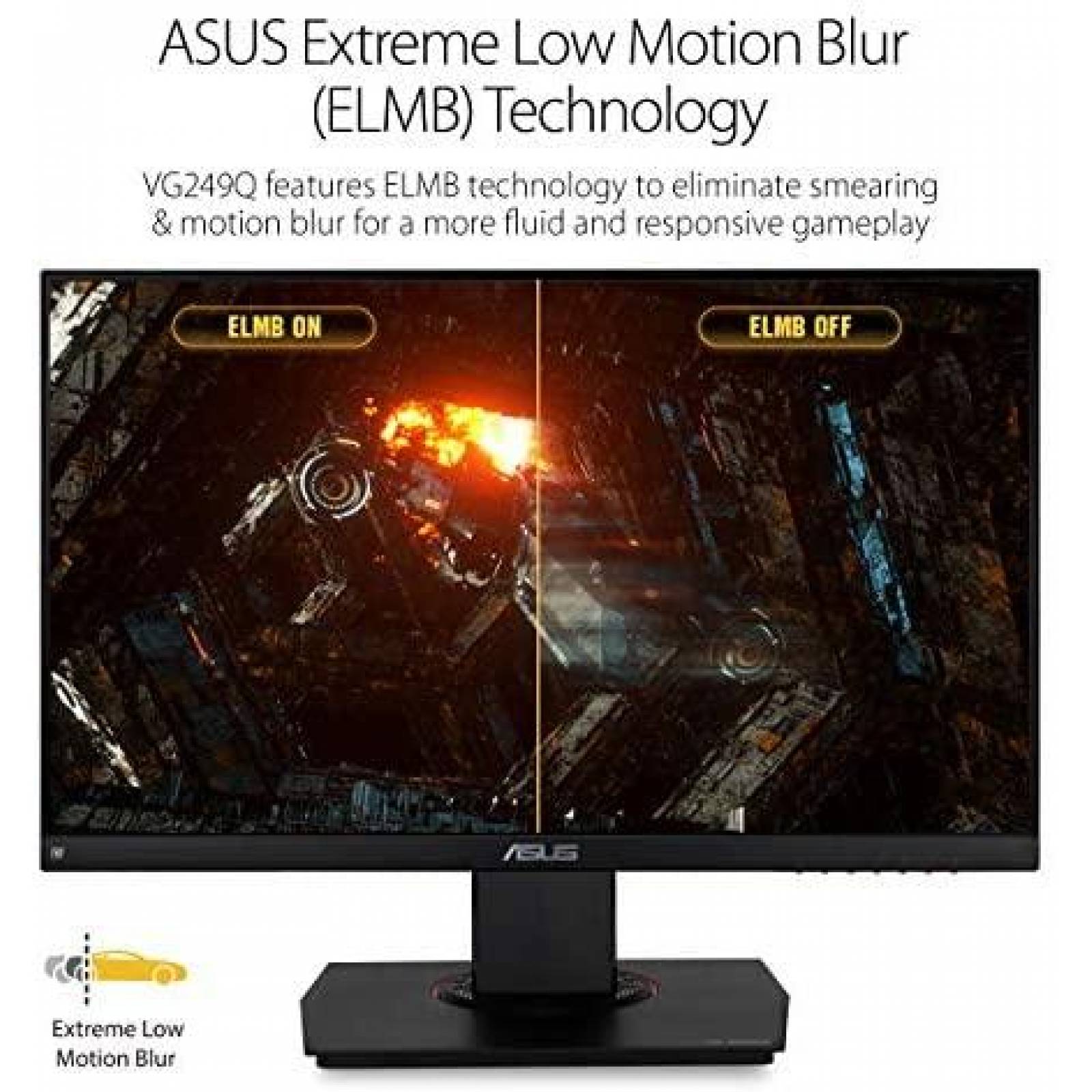 Monitor Asus TUF 23.8 144Hz Full HD HDMI 1ms IPS -Negro