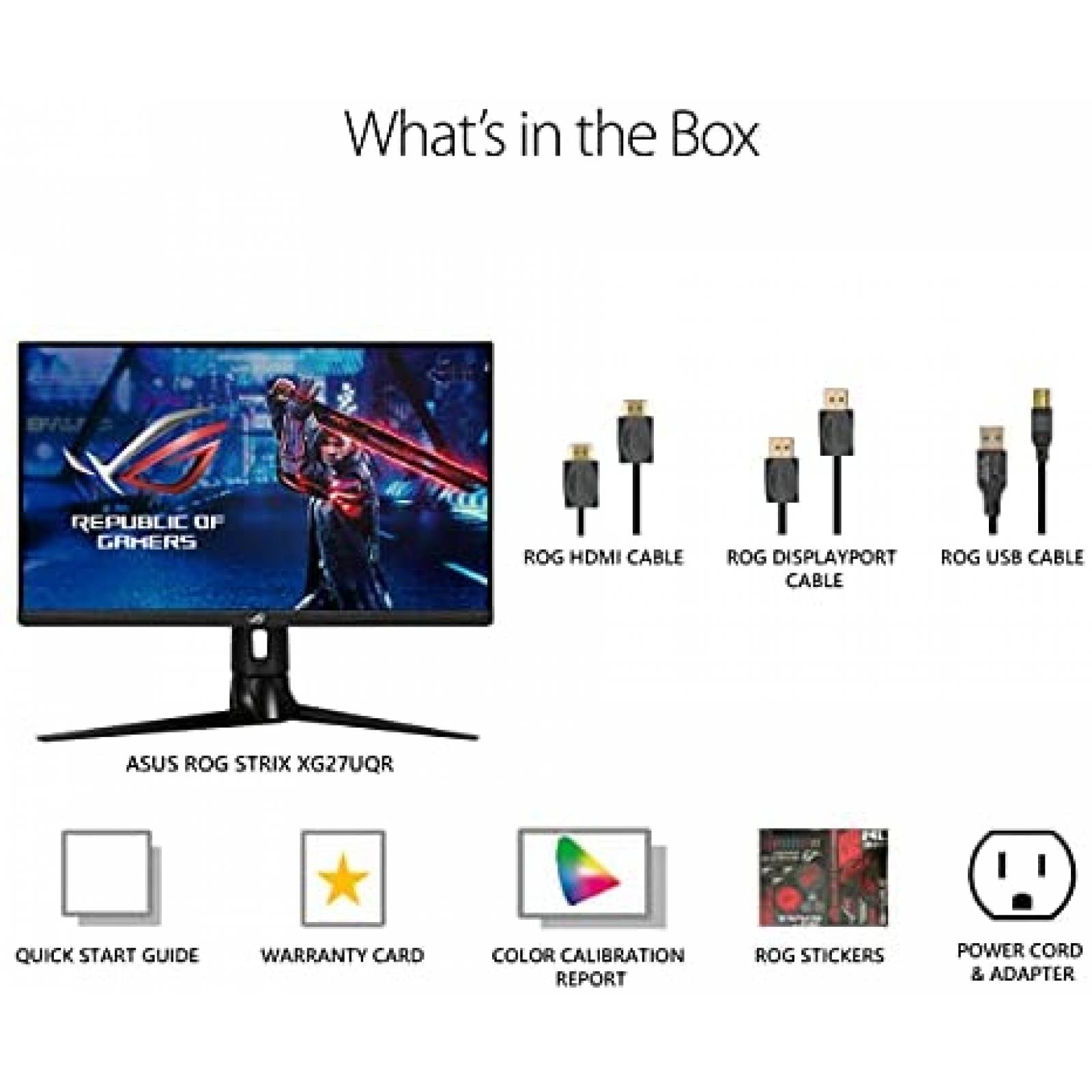 Monitor ASUS ROG Strix XG27UQR 27" 4K HDR 144Hz DSC