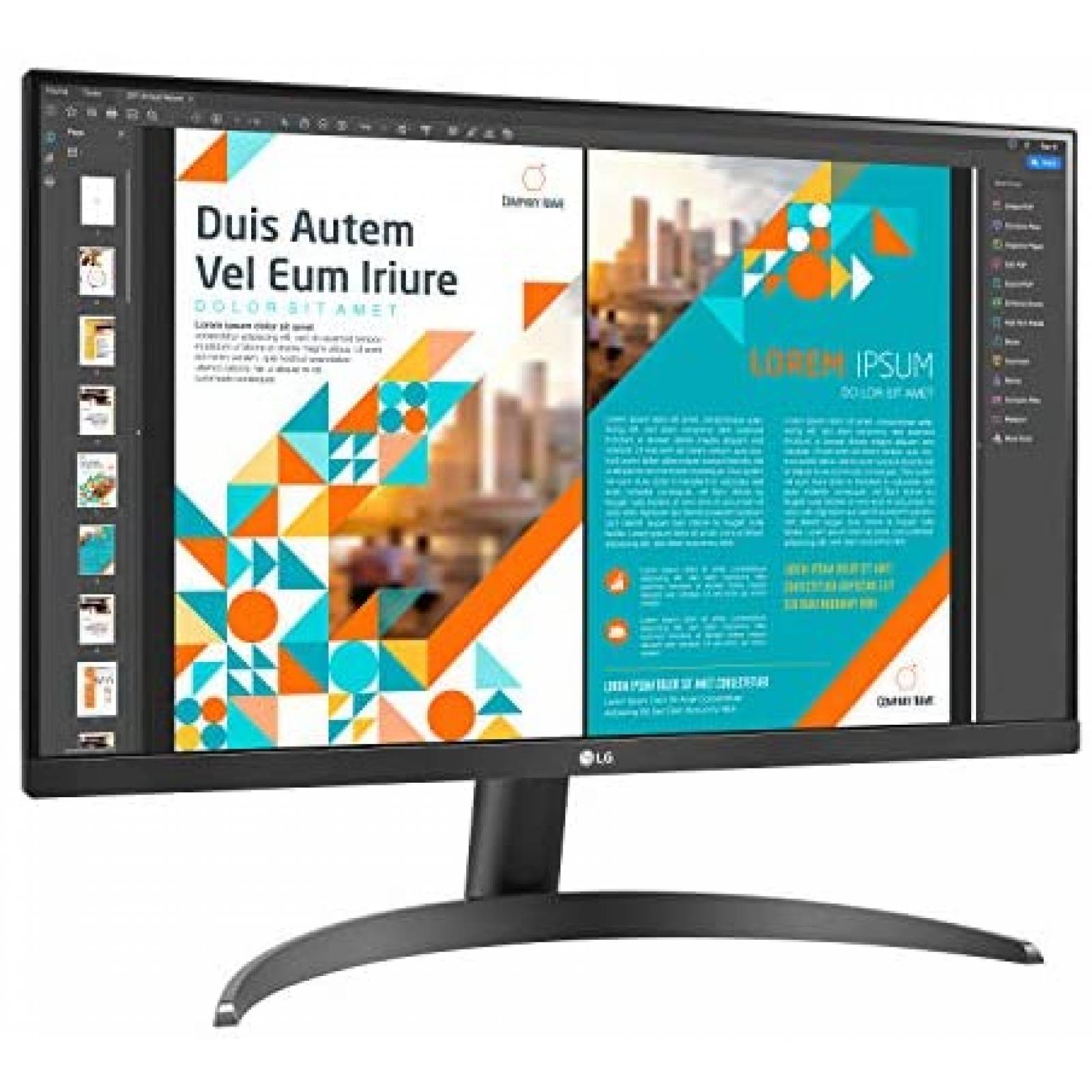 Monitor LG 24QP500-B de 24" IPS Display QHD IPS -Negro