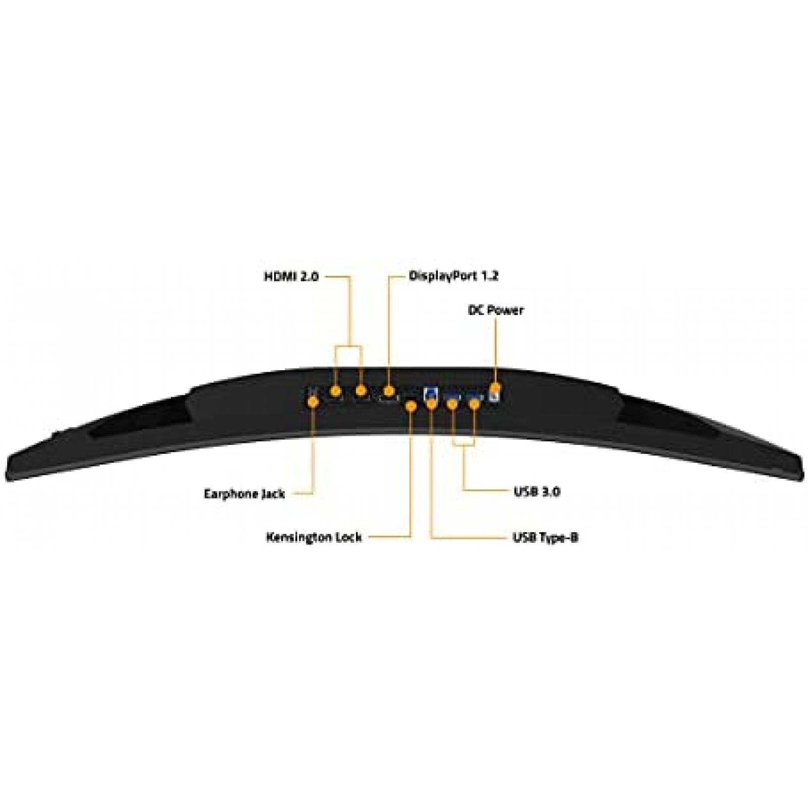 Monitor GIGABYTE G32QC A 32" 165Hz 1440P HDMI -Negro