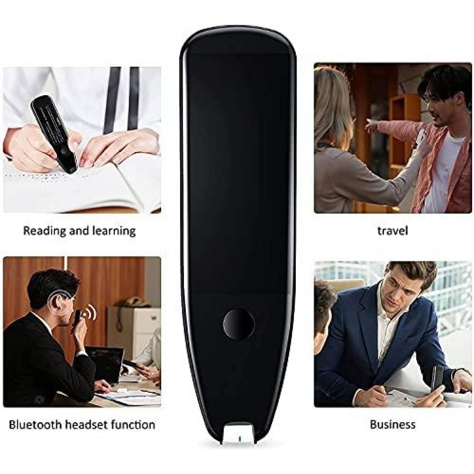 Escner de Pluma Bluetooth/Wi-Fi/Asistencia de Voz -Negro