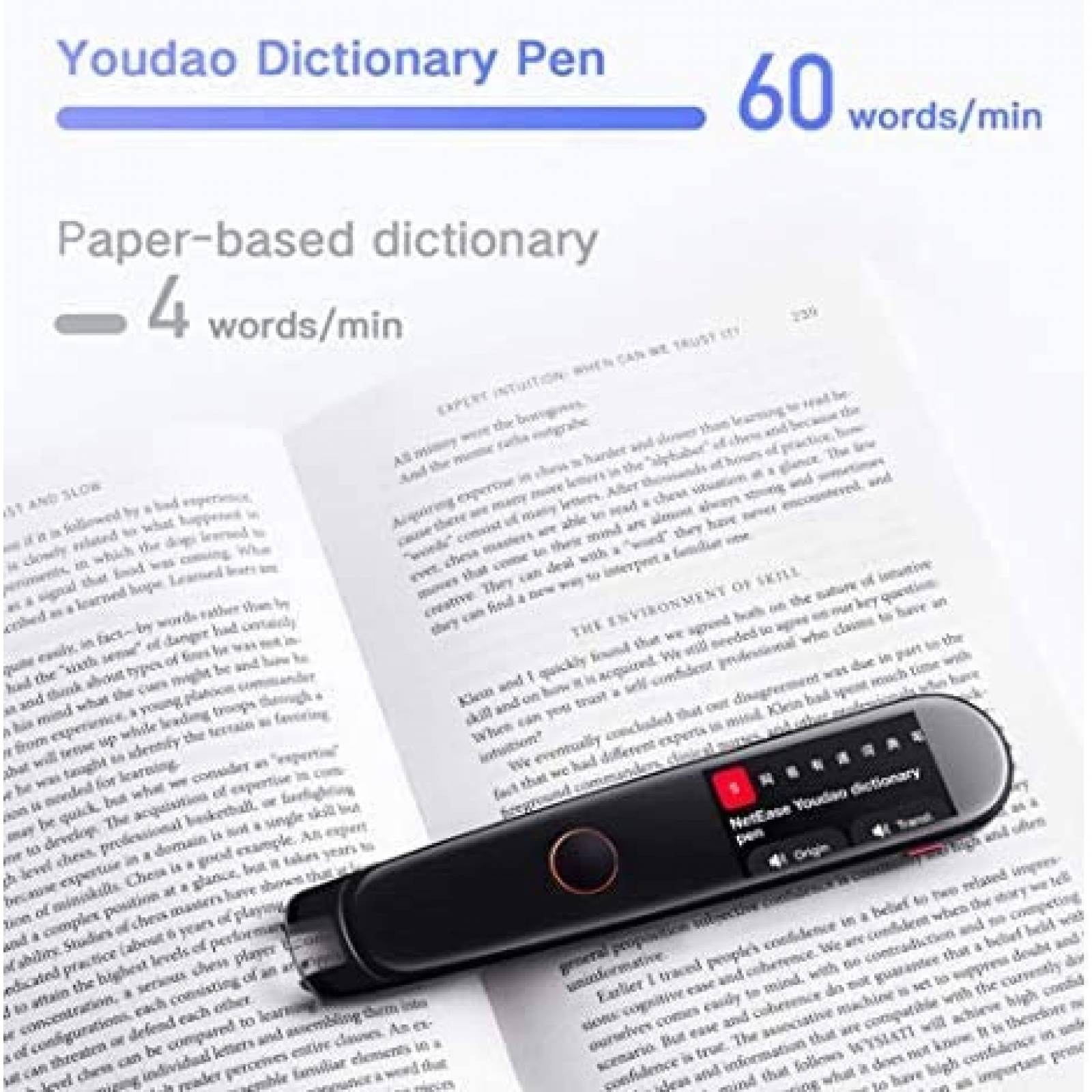 Pluma escner YOUDAO Traductor diccionario Mobil Azul