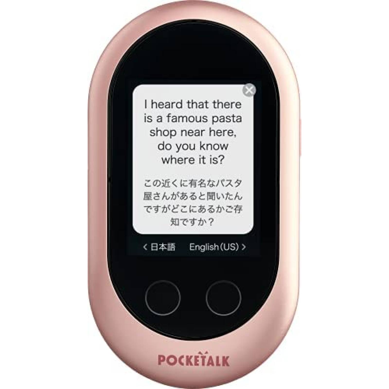 Sistema traductor POCKETALK Classic 82 Lenguajes inteligente