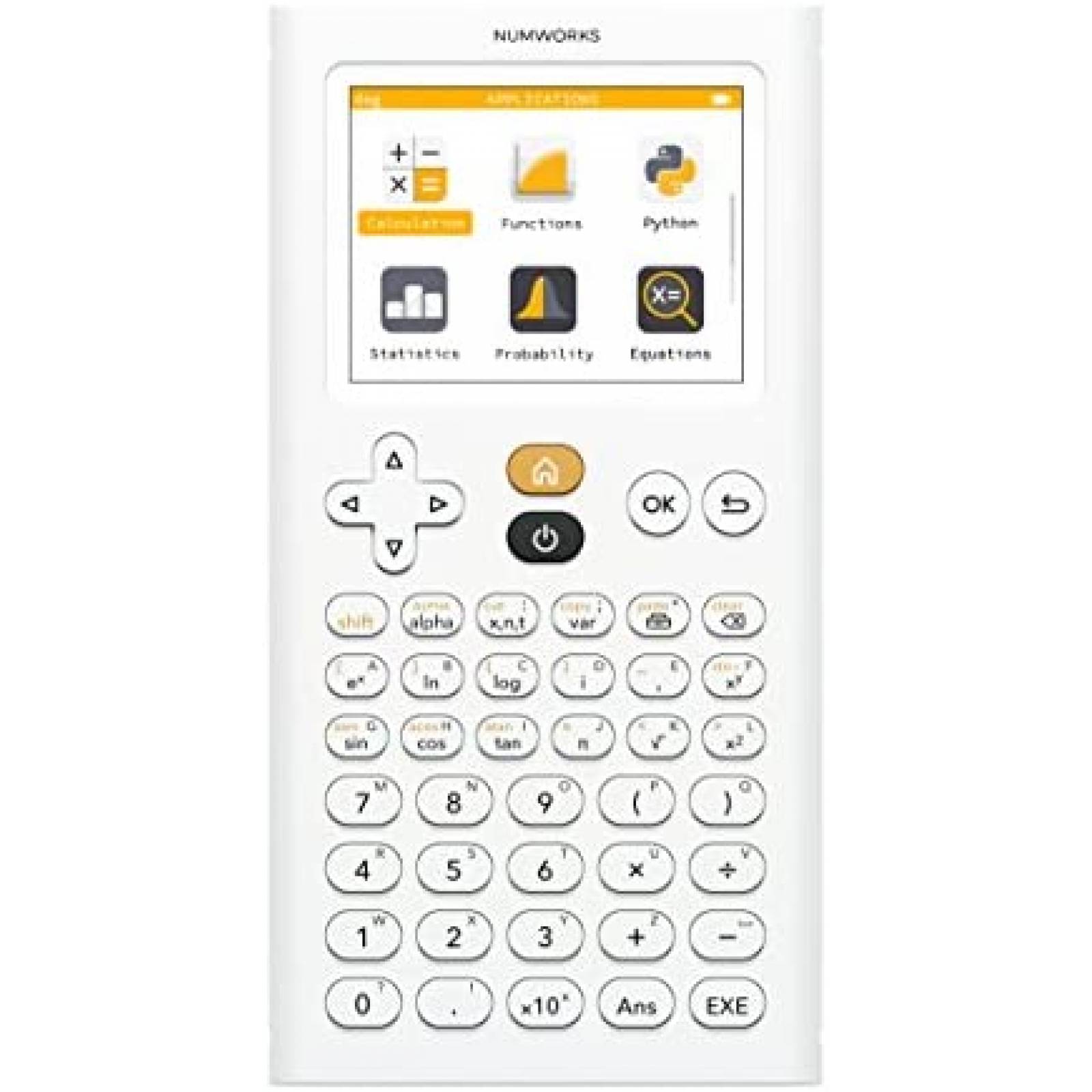 Calculadora NumWorks Graficadora 6.34"x0.39"x3.23" -Blanco