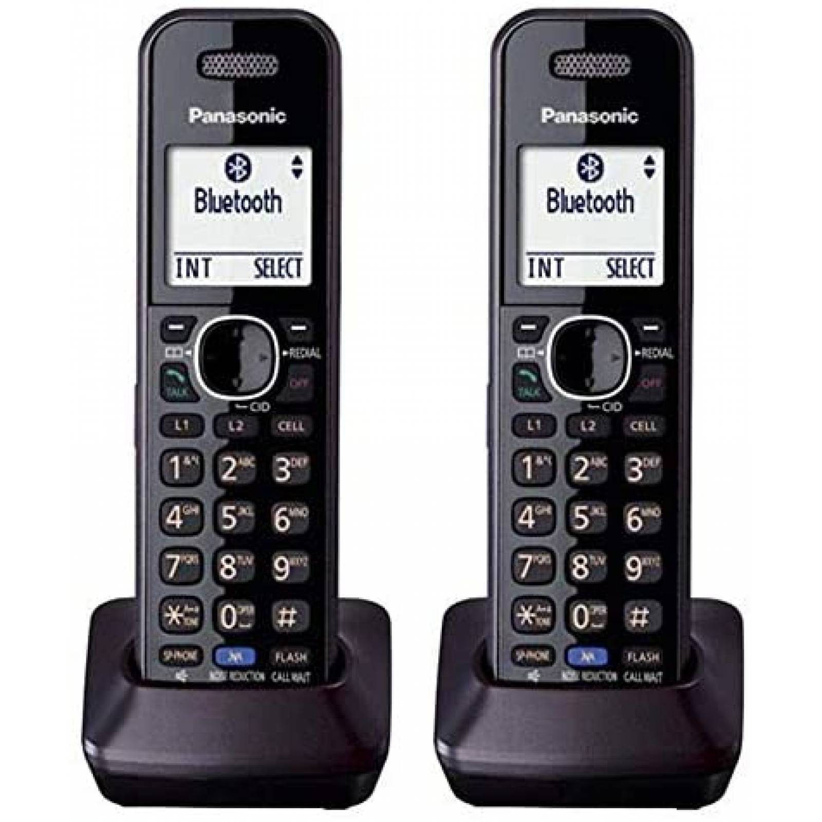 Telfono Panasonic KX-TGA950 Caller ID 2 unidades -Negro
