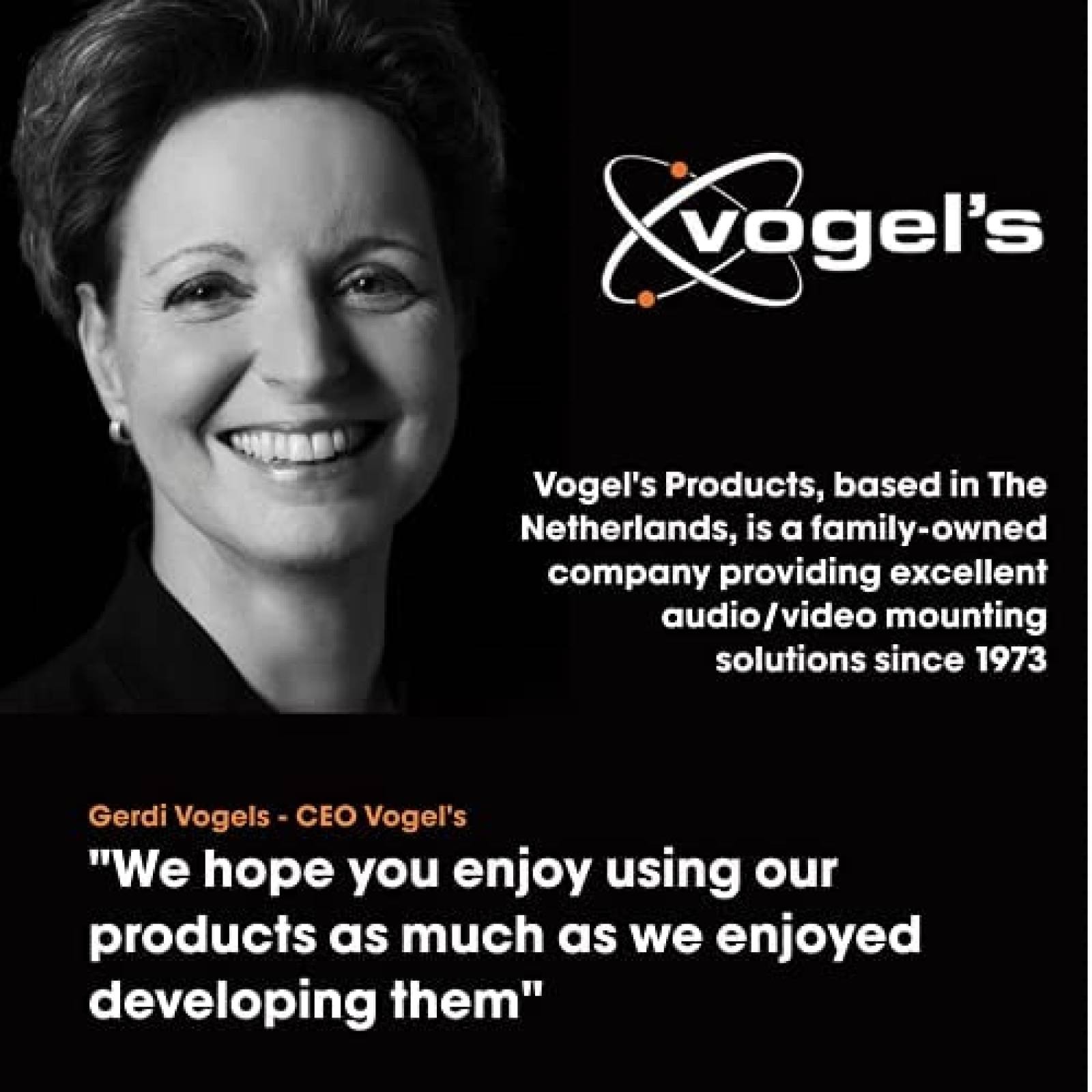 Soporte para Televisin Vogel's Thin 505 Flat 40-65'' -Negro