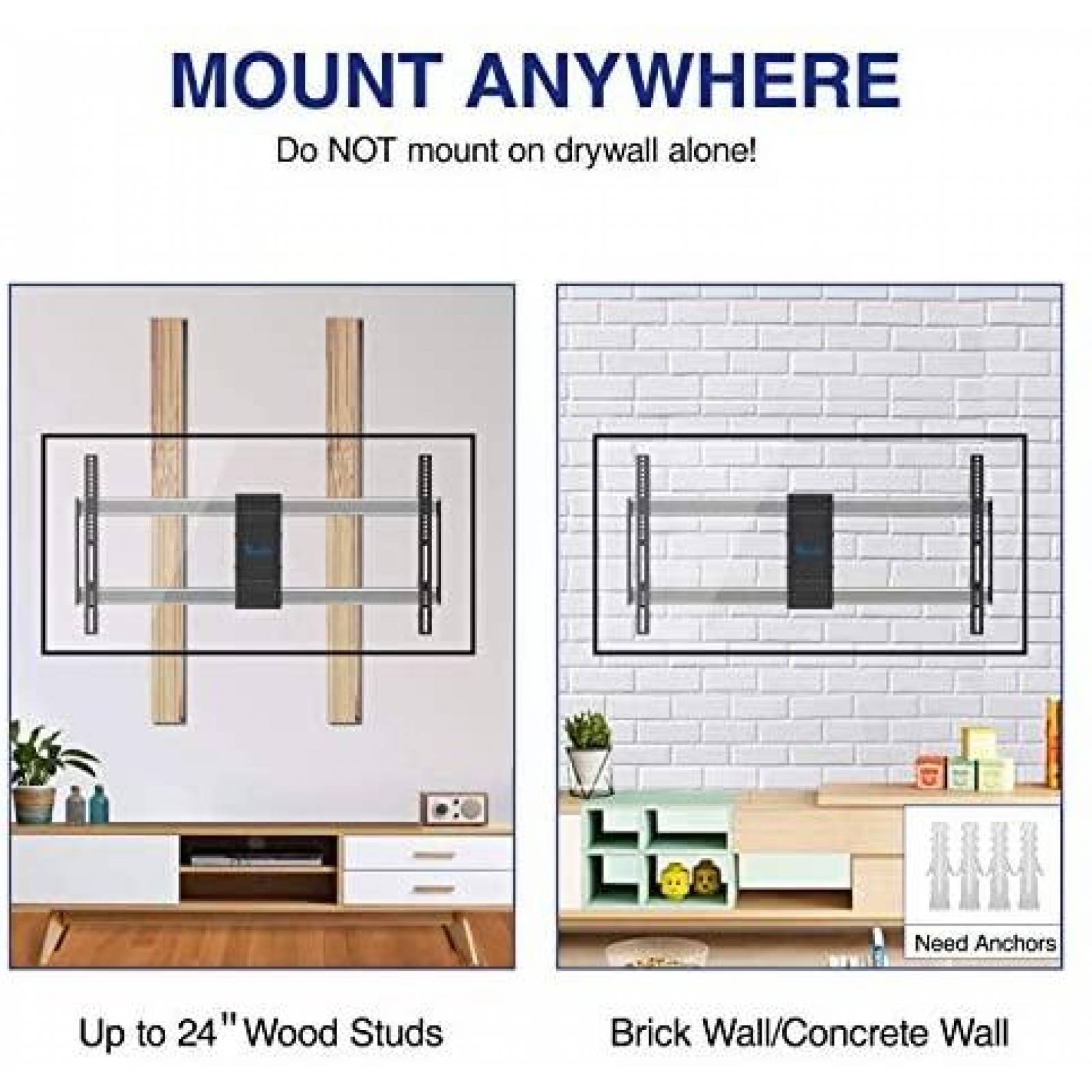 Soporte de Pared Rentliv Giratoria para TV de 37 a 85''