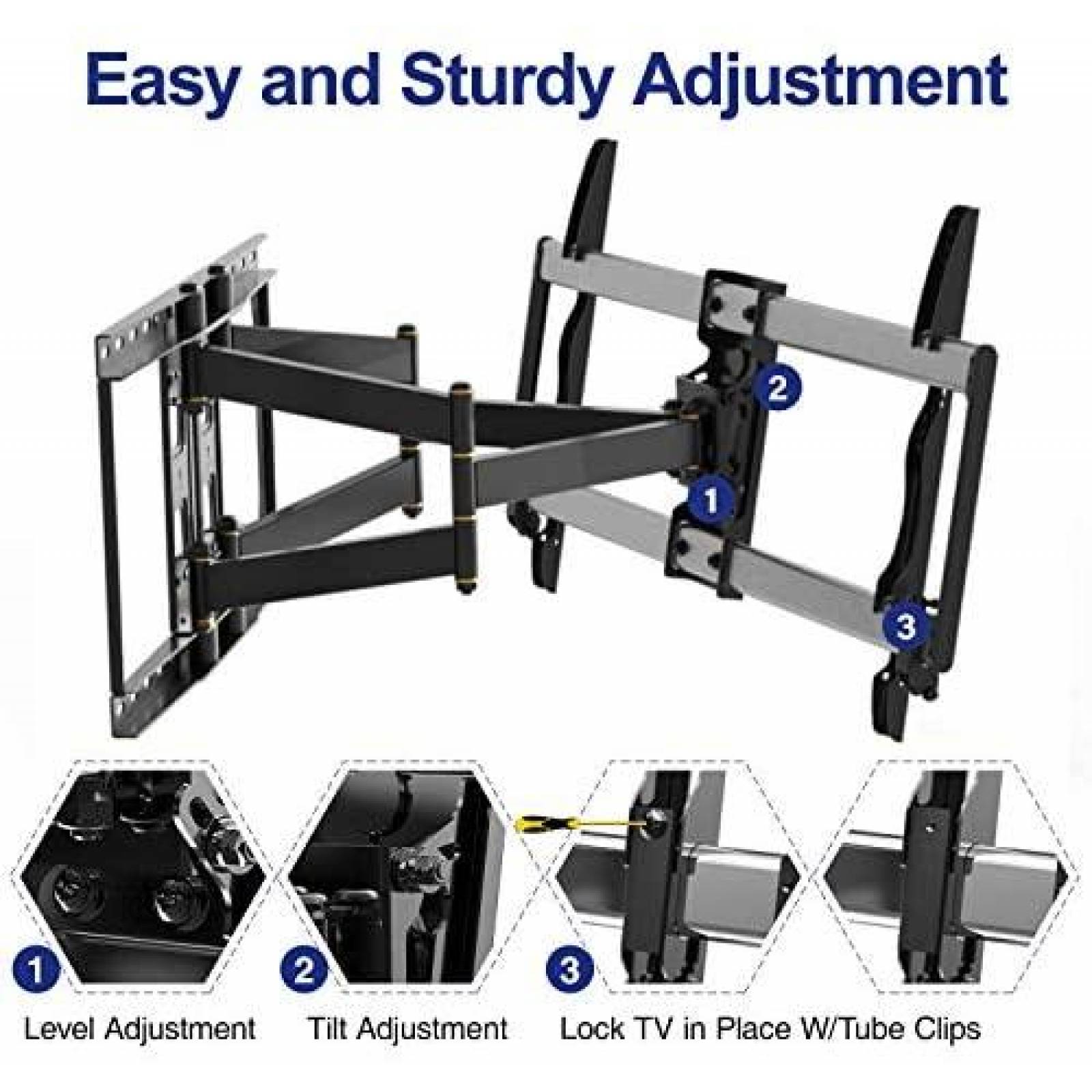 Soporte de Pared Rentliv Giratoria para TV de 37 a 85''