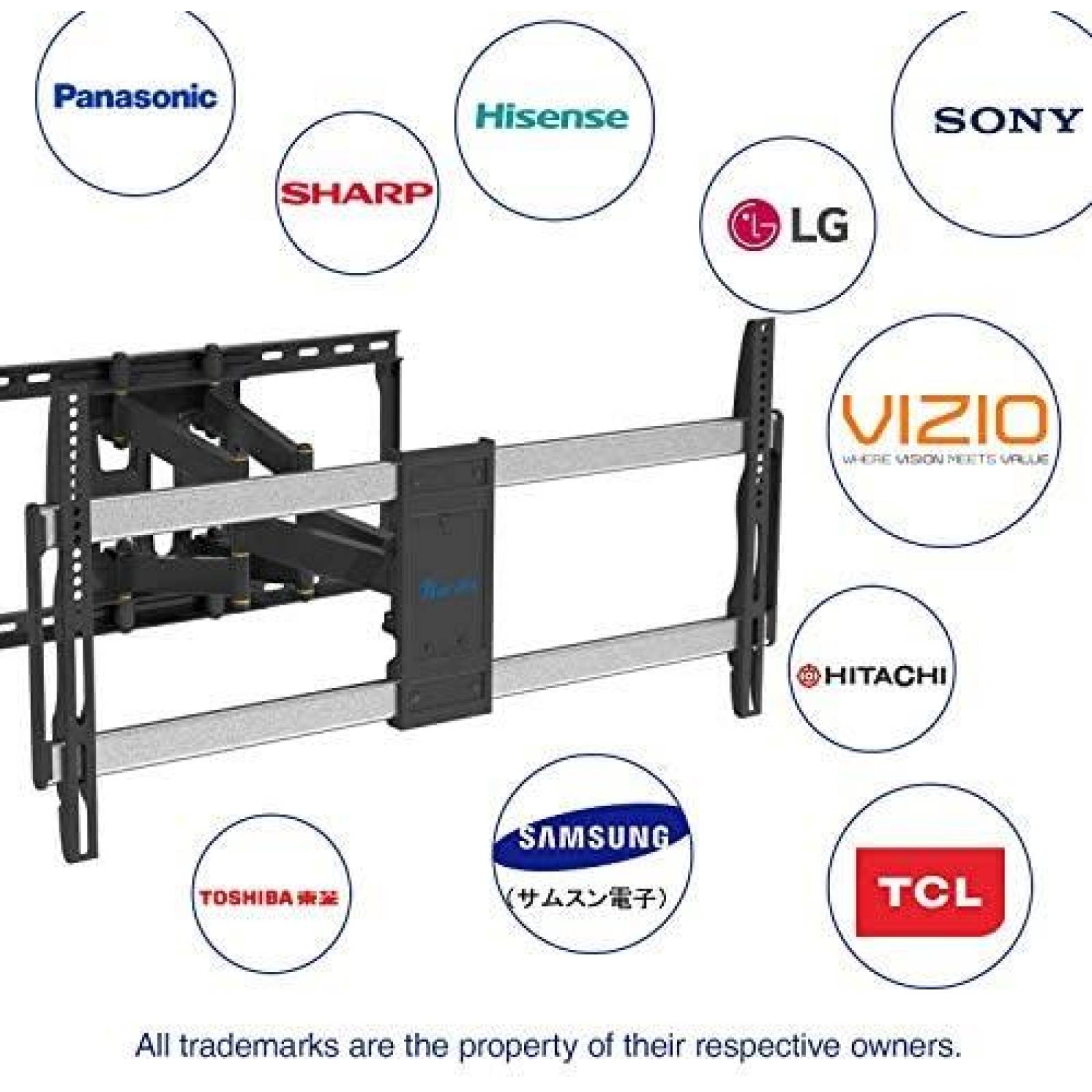 Soporte de Pared Rentliv Giratoria para TV de 37 a 85''
