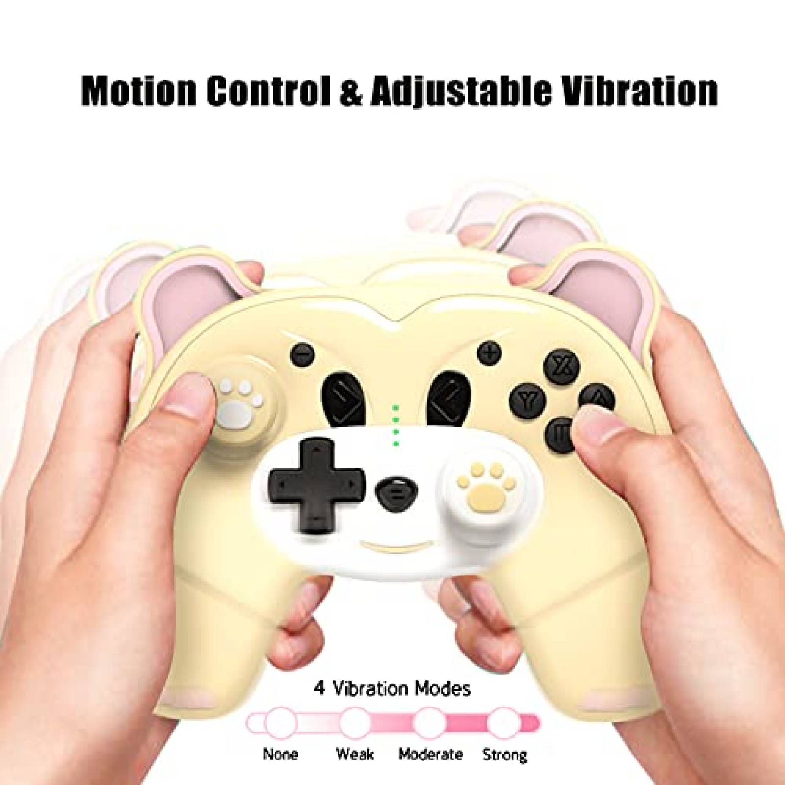 Pro Controller Mytrix Nintendo Switch Inalmbrico -Amarillo