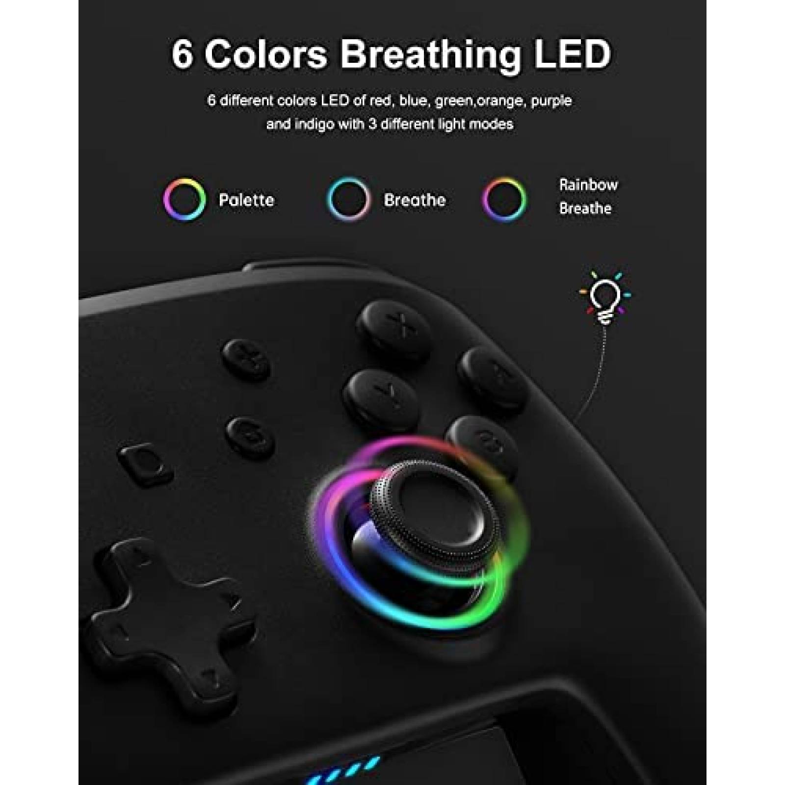 Control Gamer binbok para Nintendo Switch/Switch Pro -Negro