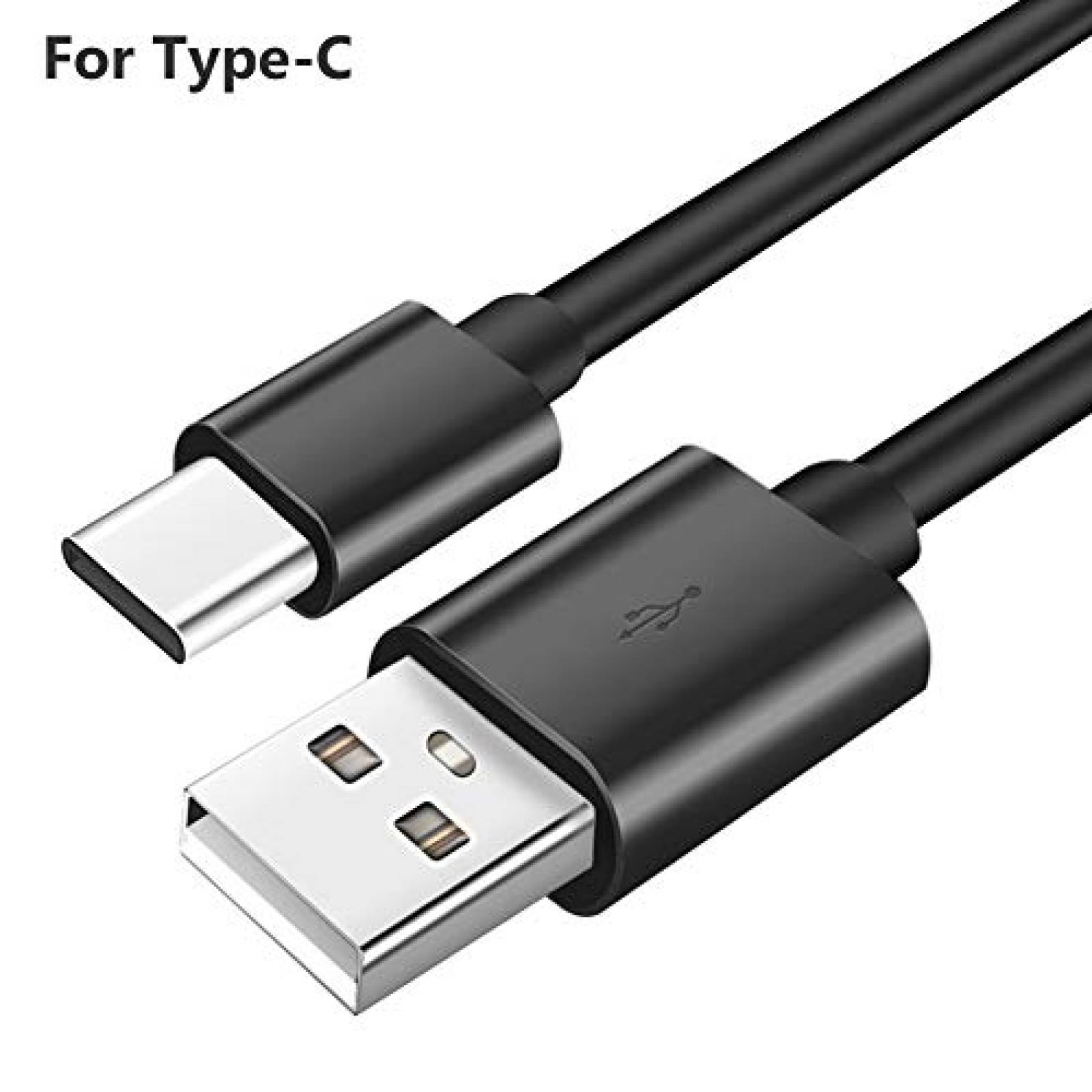 Cable cargador USB A a USB tipo C OEM1 de 5ft -Negro