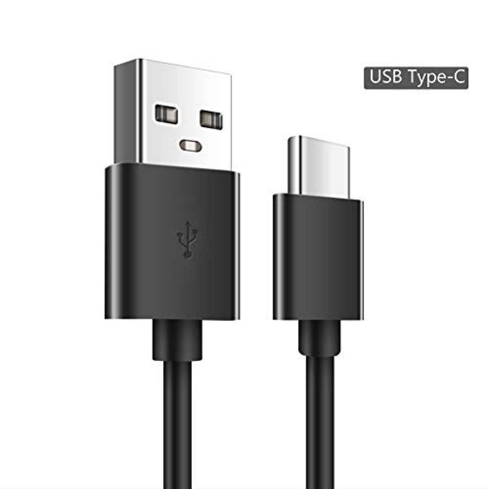 Cable cargador USB A a USB tipo C OEM1 de 5ft -Negro