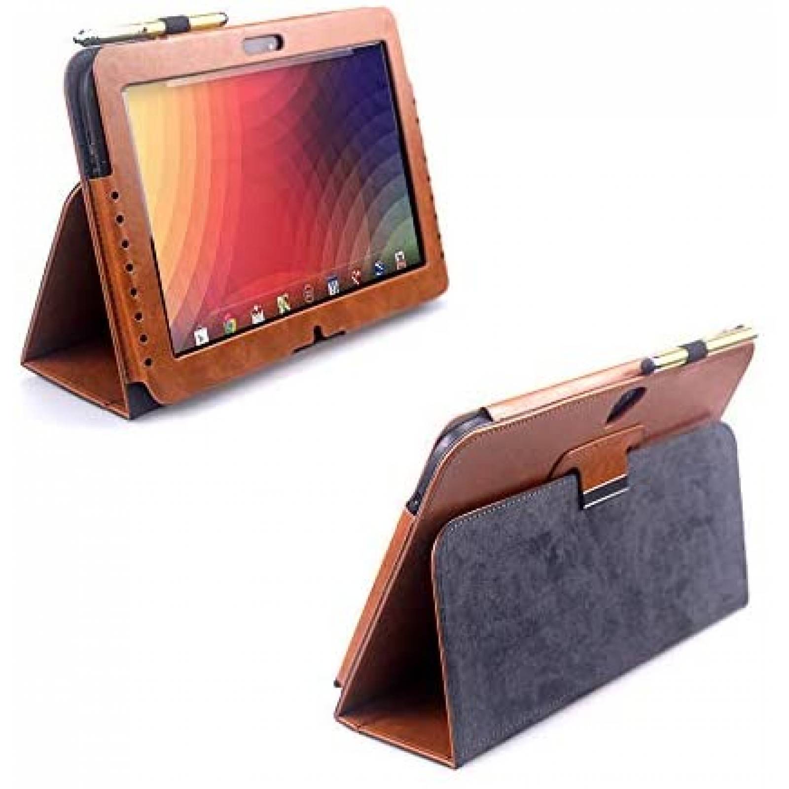Funda AFesar para Tablet Google Nexus 10 de 10.1'' -Marron