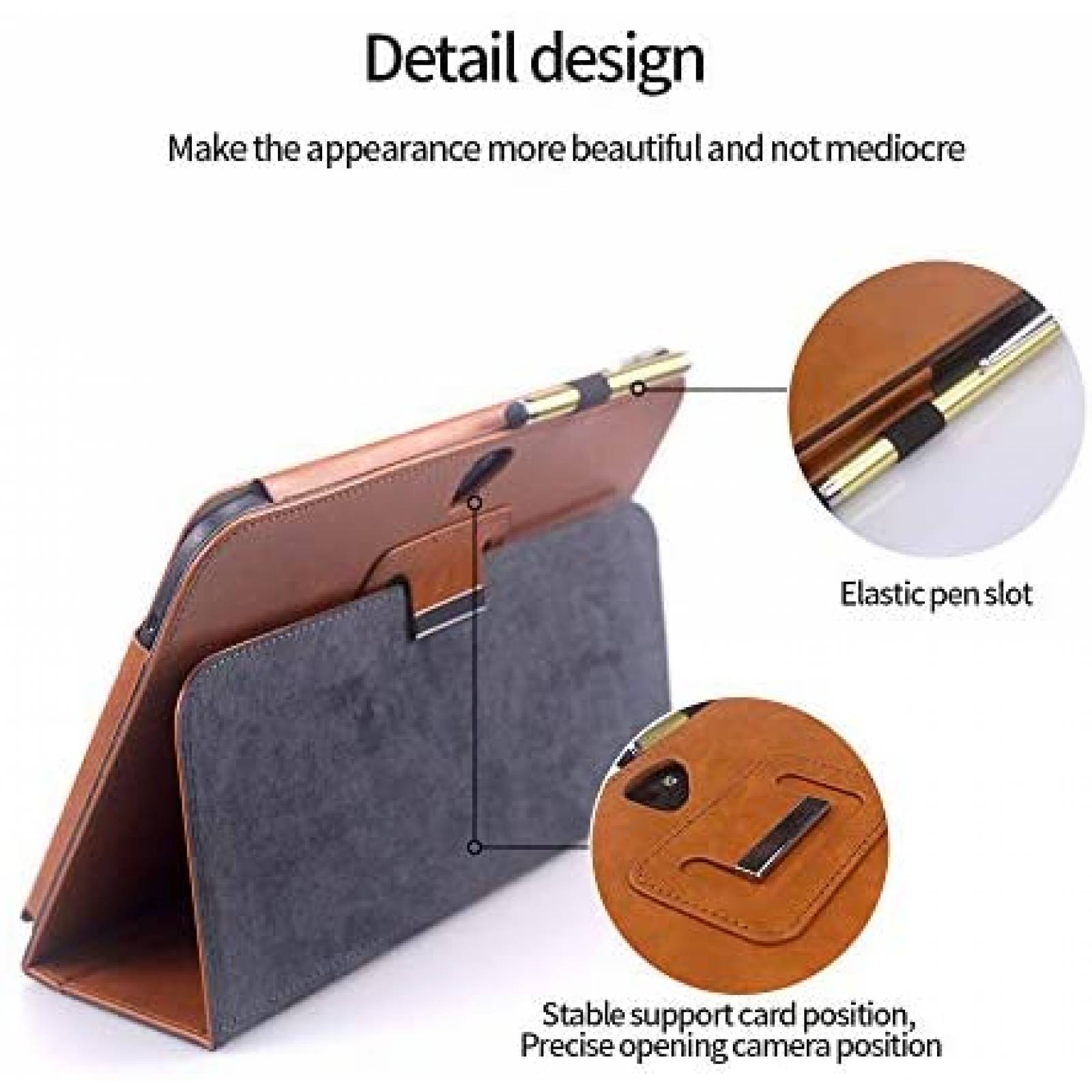 Funda AFesar para Tablet Google Nexus 10 de 10.1'' -Marron