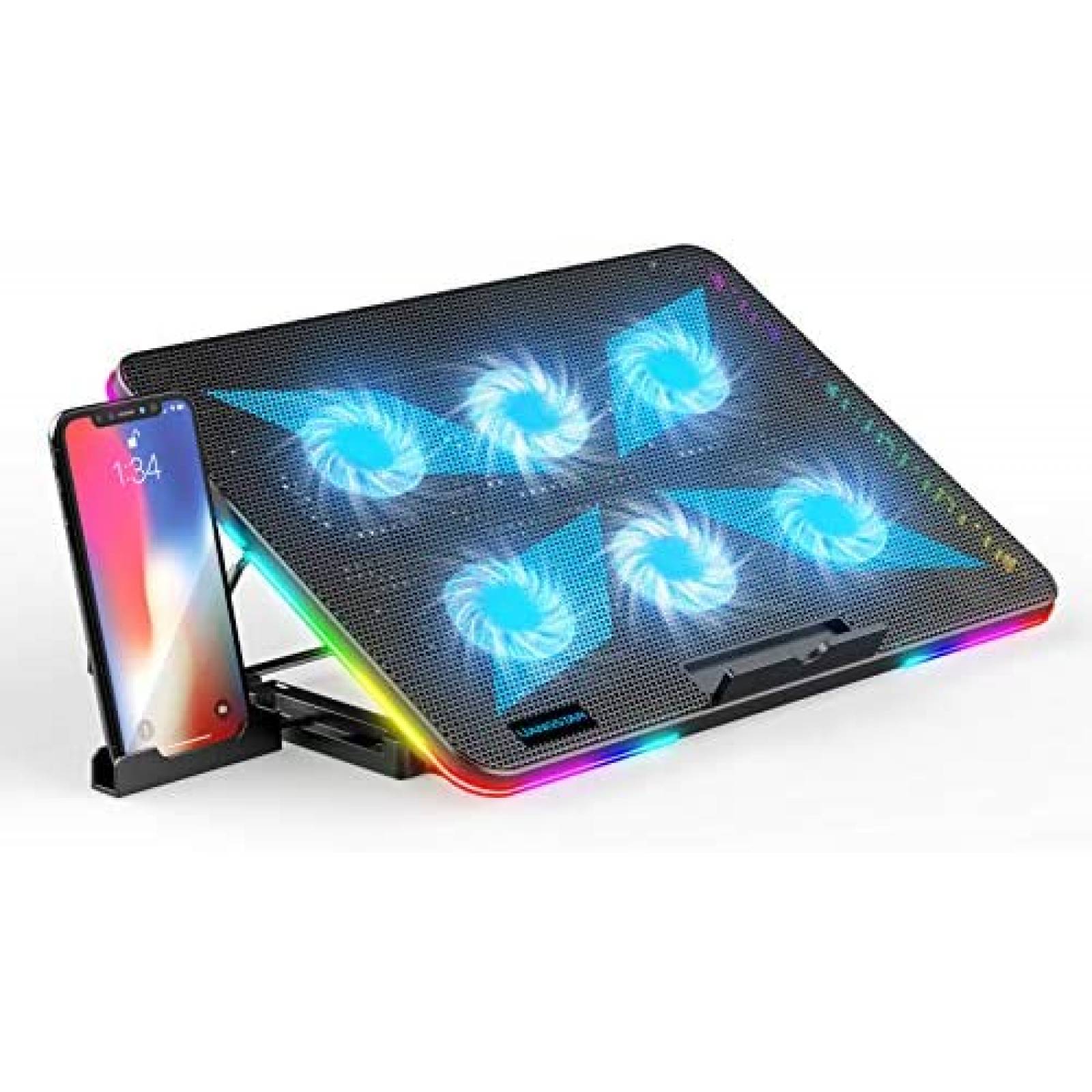 Stand para laptop LIANGSTAR enfriador 15.6"-17" -Negro