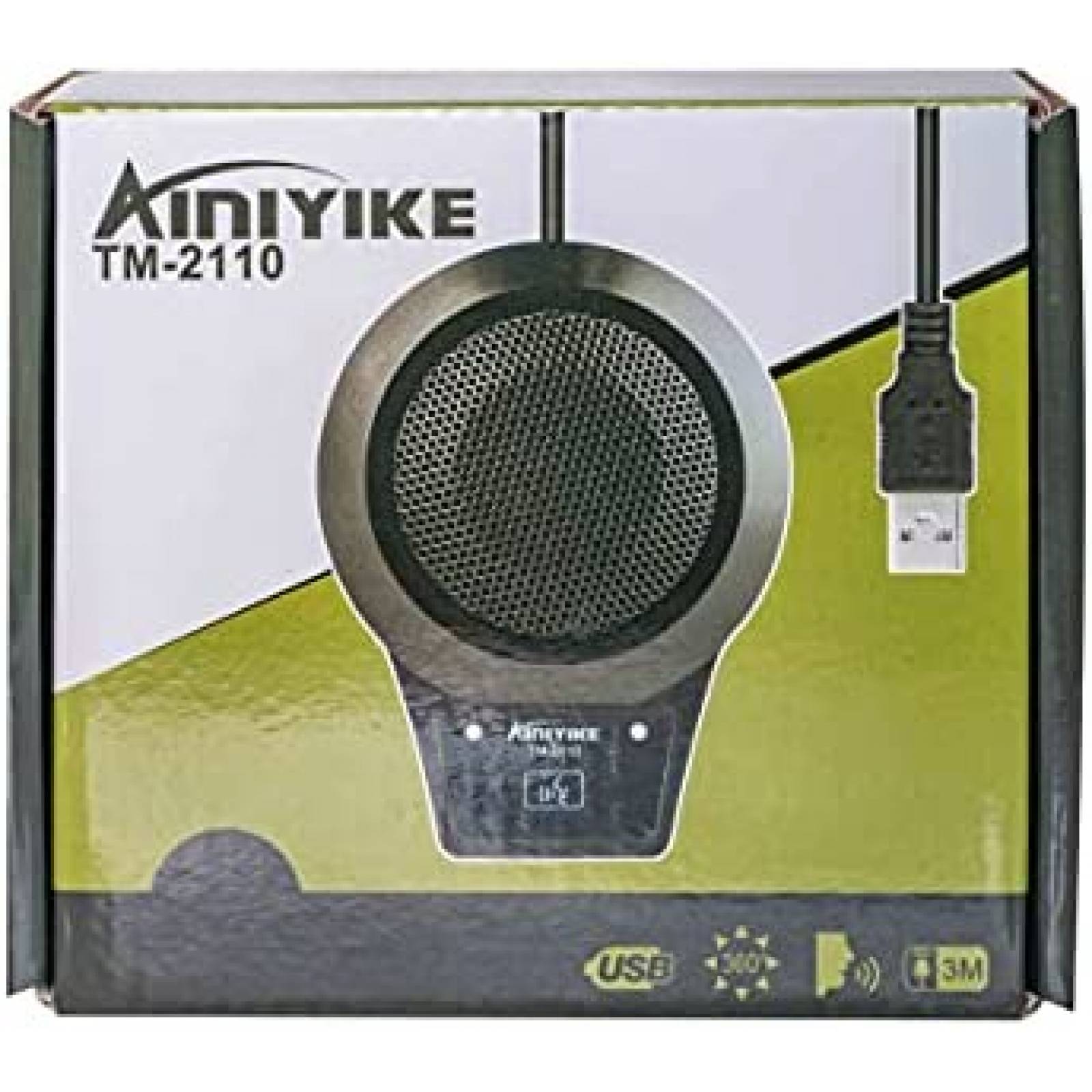 Microfono Para Conferencia AInIYIKE TM-2110 360 USB -Negro