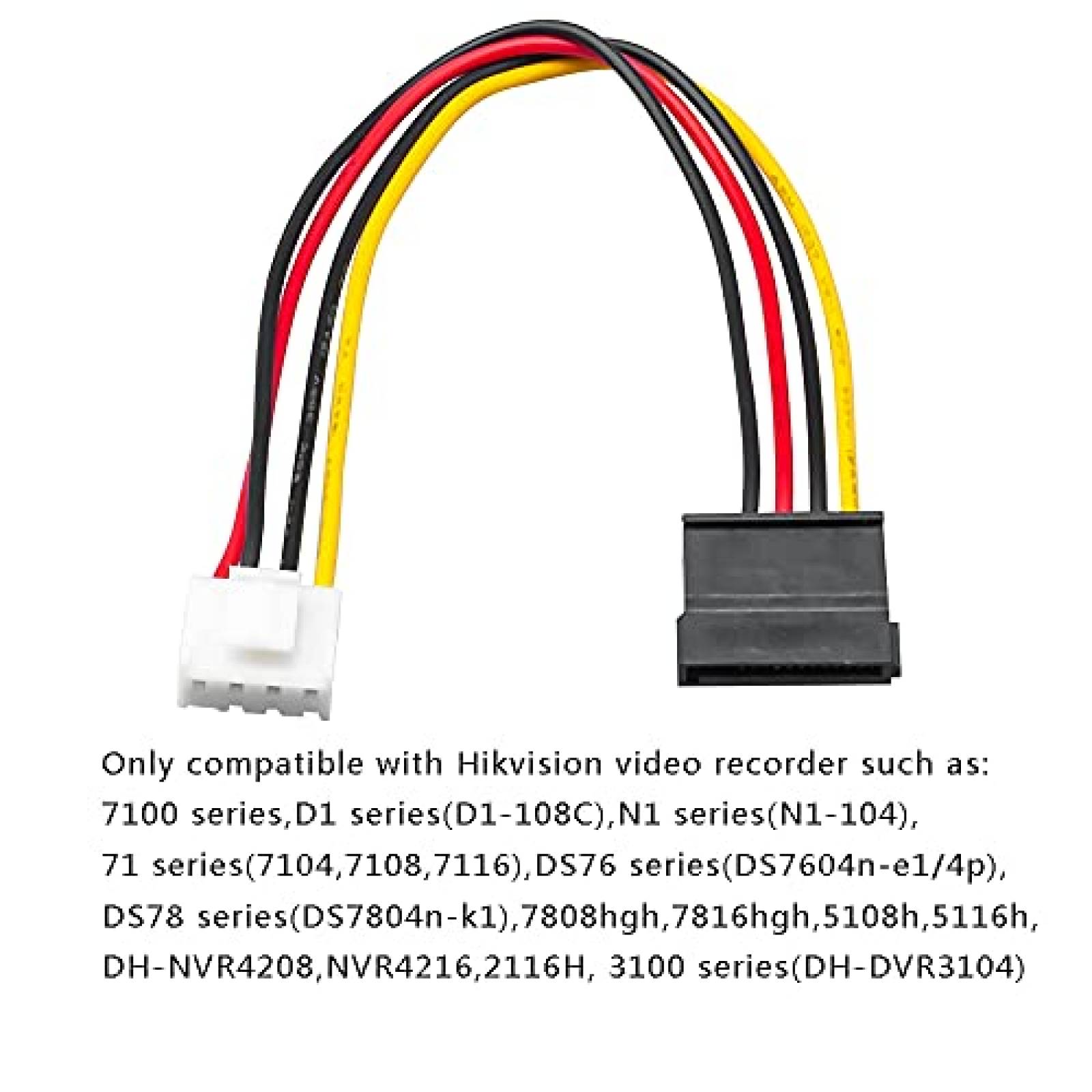 Cable adaptador Owltree 2 unidades 4 pines a a SATA hembra