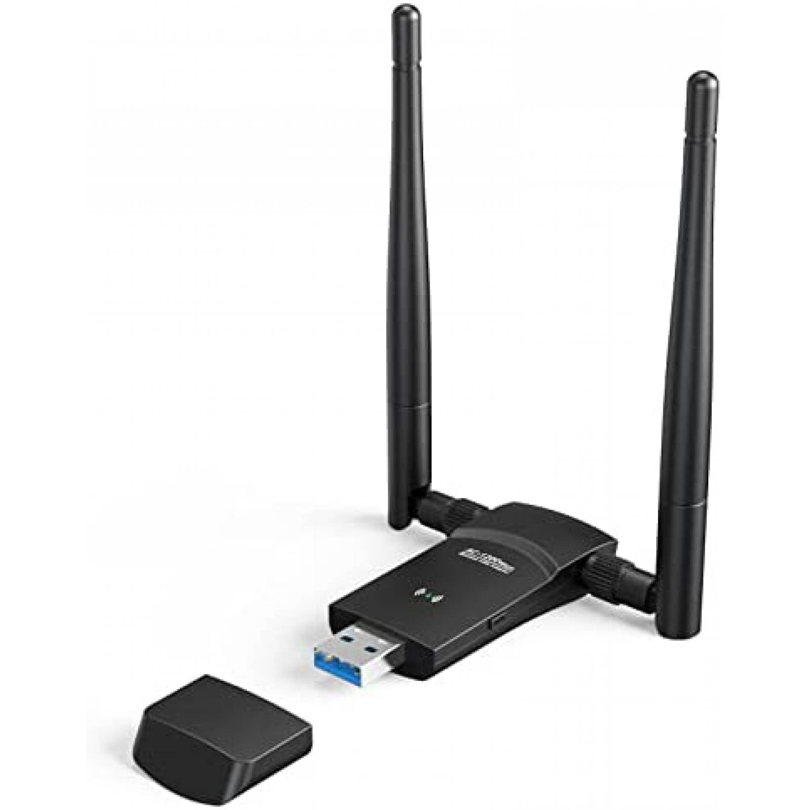 Adaptador Wifi para PC Zoolan de 1200Mbps 5G 2.4G -Negro