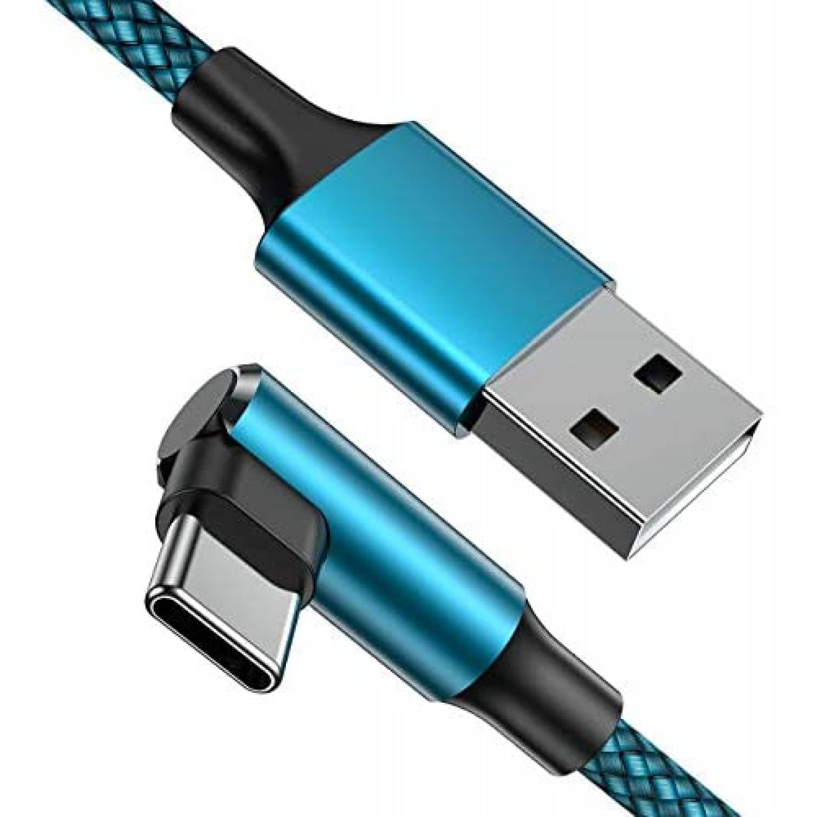 Cable tipo C geekboy Paquete de 2 10ft carga rapida -Azul
