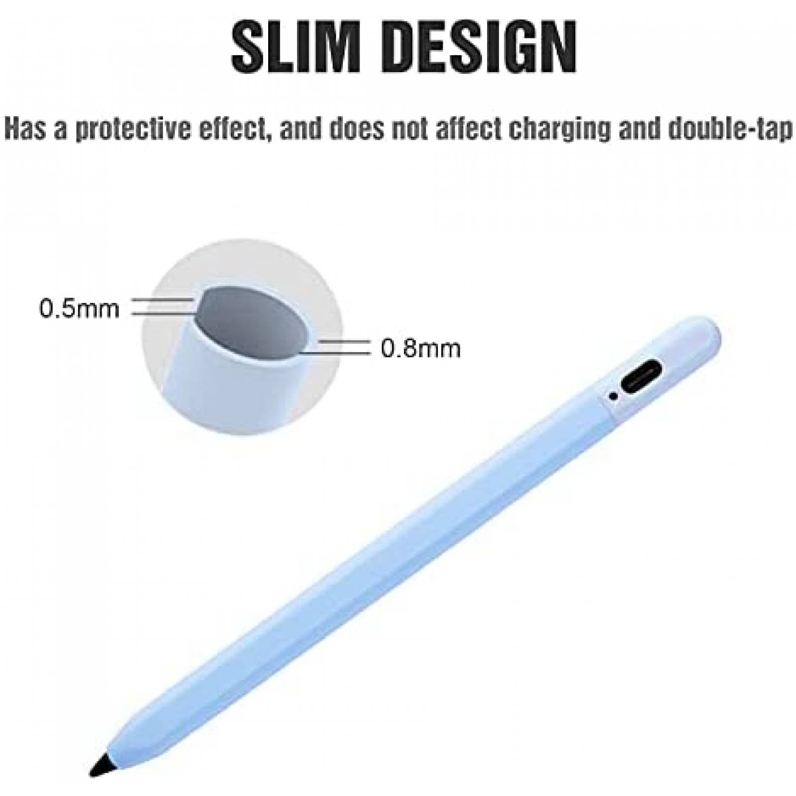 Funda Kaixintek de Silicona para Stylus JAMJAKE -Azul