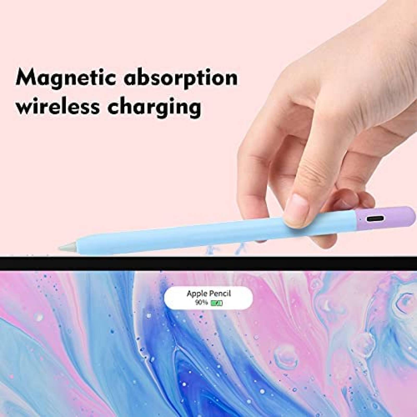 Funda Kaixintek de Silicona para Stylus JAMJAKE -Azul