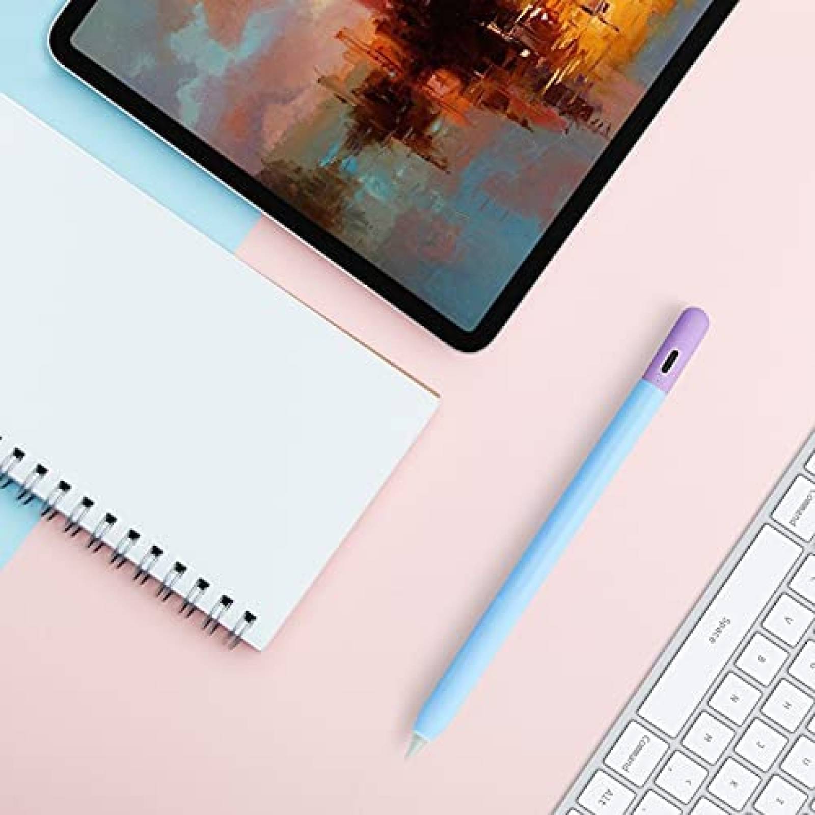 Funda Kaixintek de Silicona para Stylus JAMJAKE -Azul