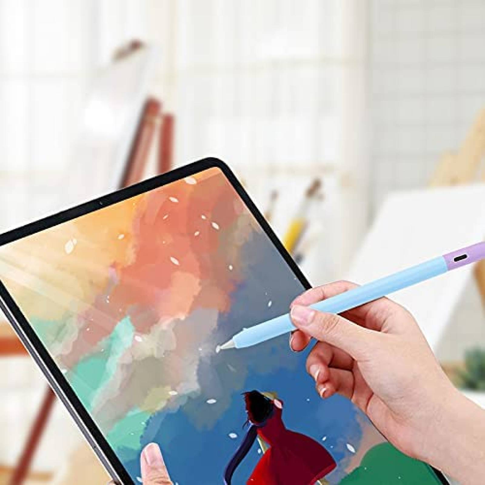 Funda Kaixintek de Silicona para Stylus JAMJAKE -Azul