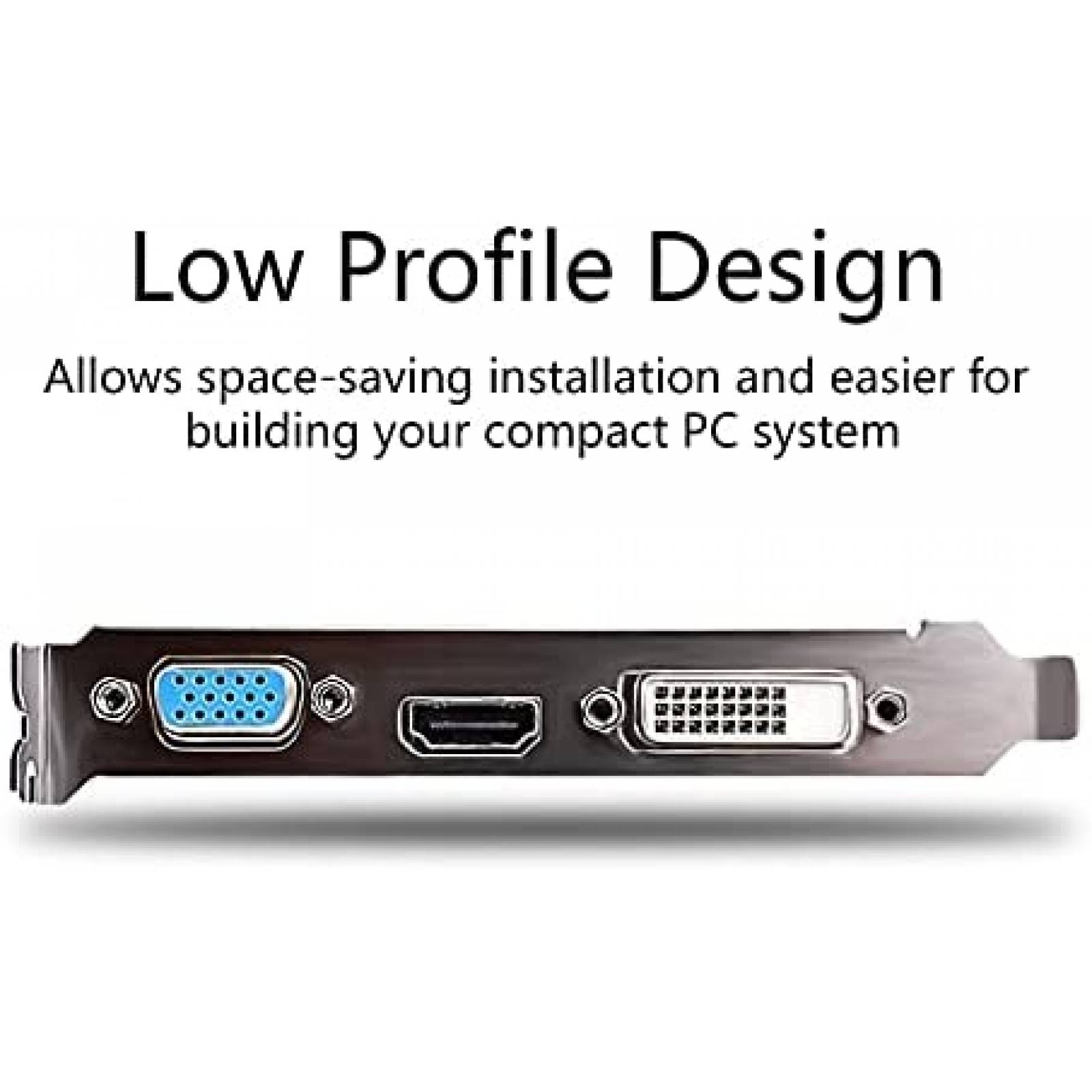 Tarjeta Grafica ZERLON NVIDIA GT 730 4GB 128Bit DDR3 PCIex16