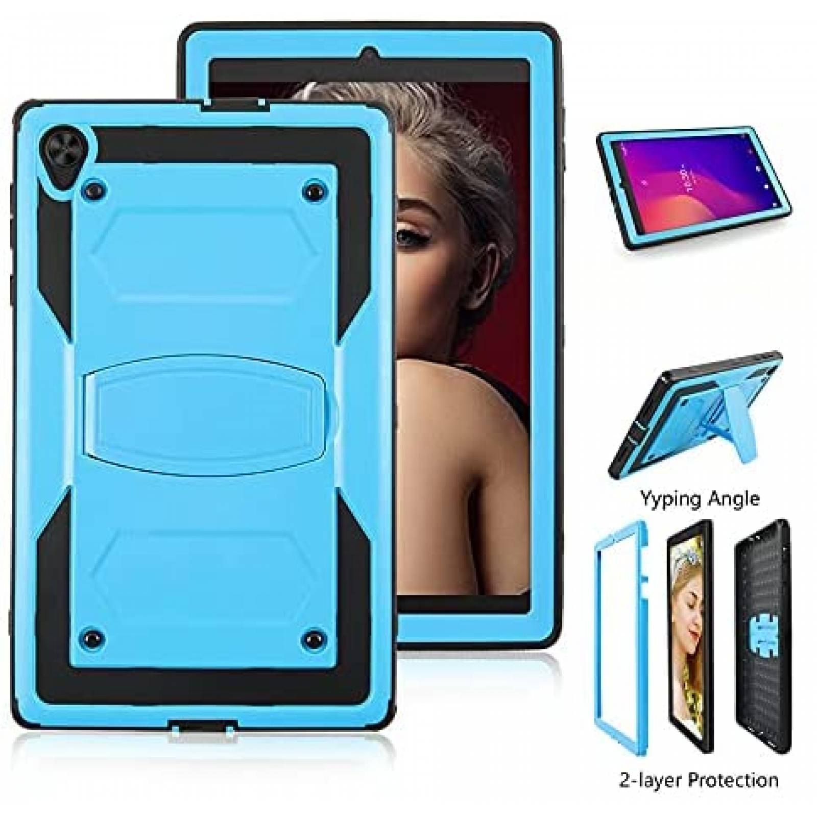 Funda Rigida Koolbei para Alcatel Joy Tab 2 de 8'' -Azul