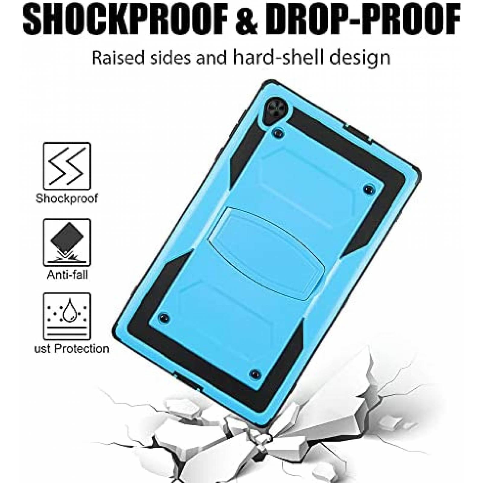 Funda Rigida Koolbei para Alcatel Joy Tab 2 de 8'' -Azul