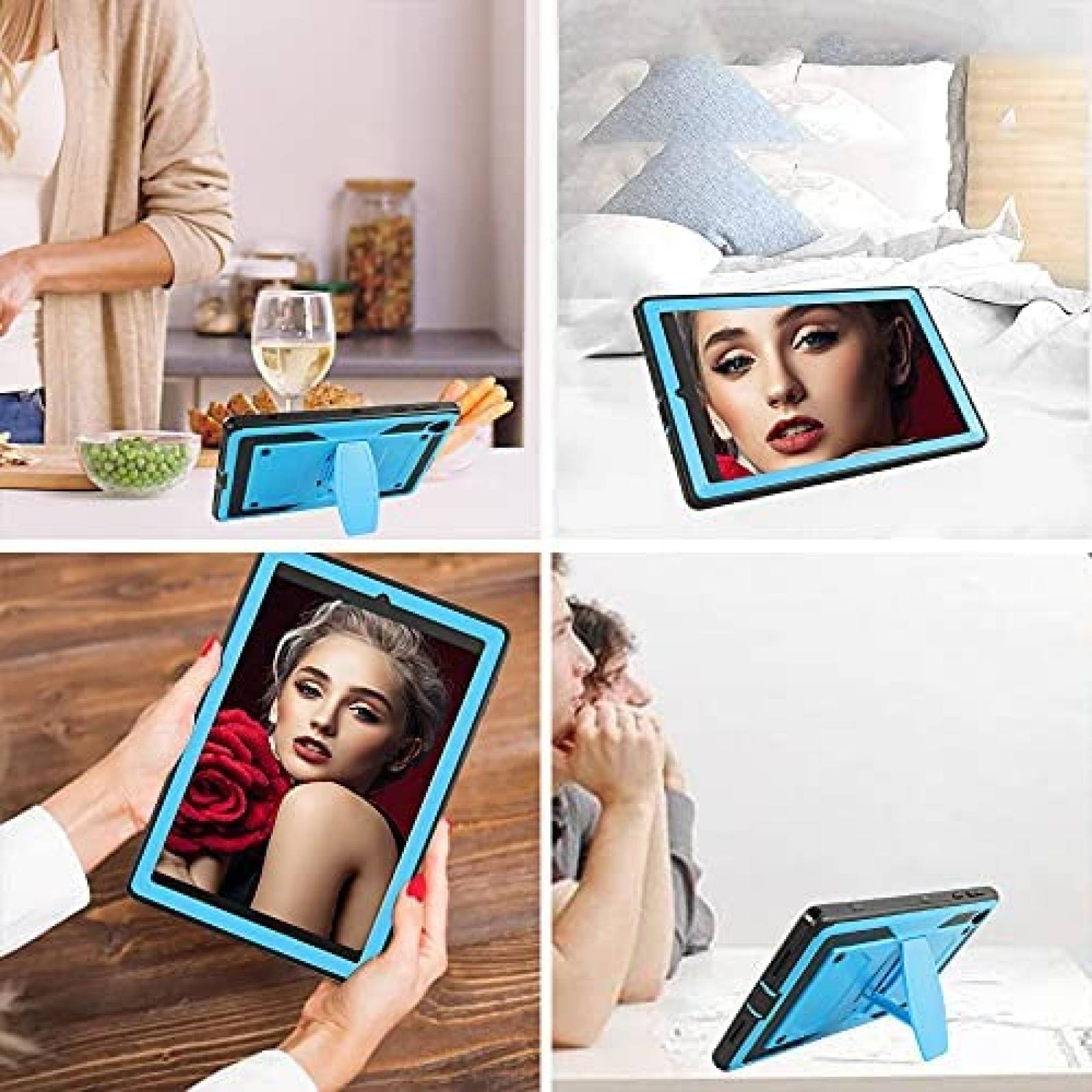 Funda Rigida Koolbei para Alcatel Joy Tab 2 de 8'' -Azul