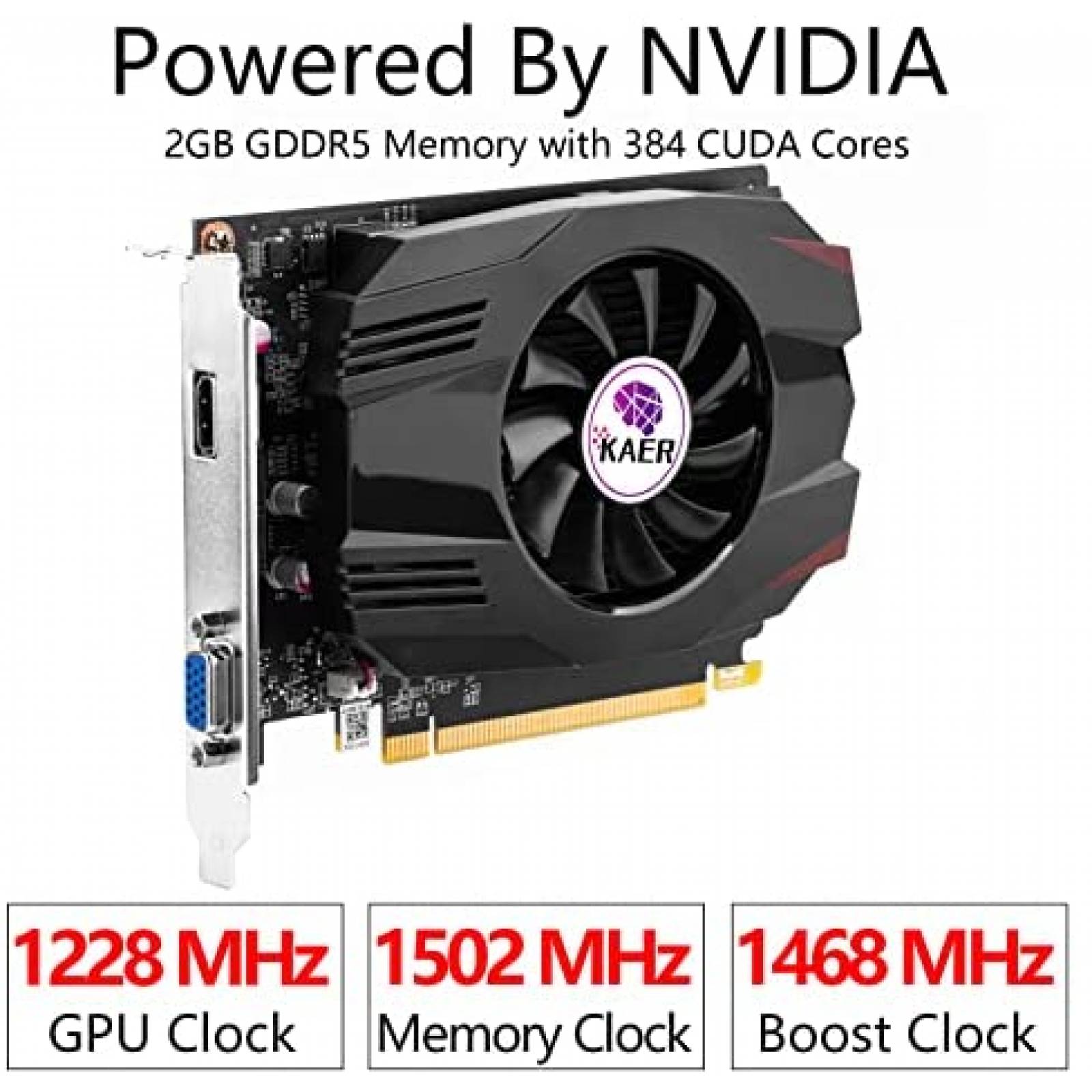 Tarjeta Grafica SHOWKINGS GT 1030 2GB 64 Bit GDDR5