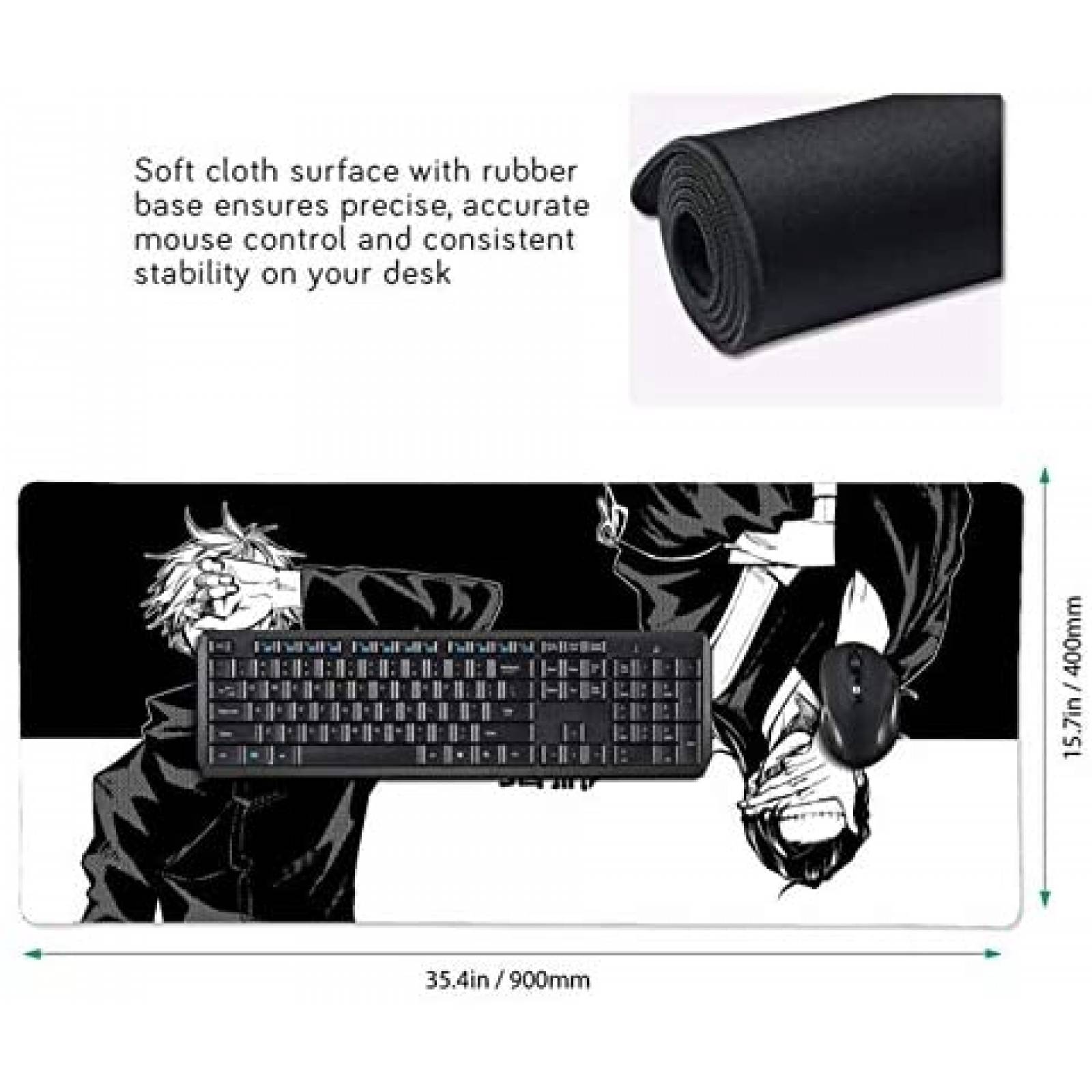 Mouse Pad XXL Tekaymod 15.7''  35.4'' Jujutsu Kaisen -B/N