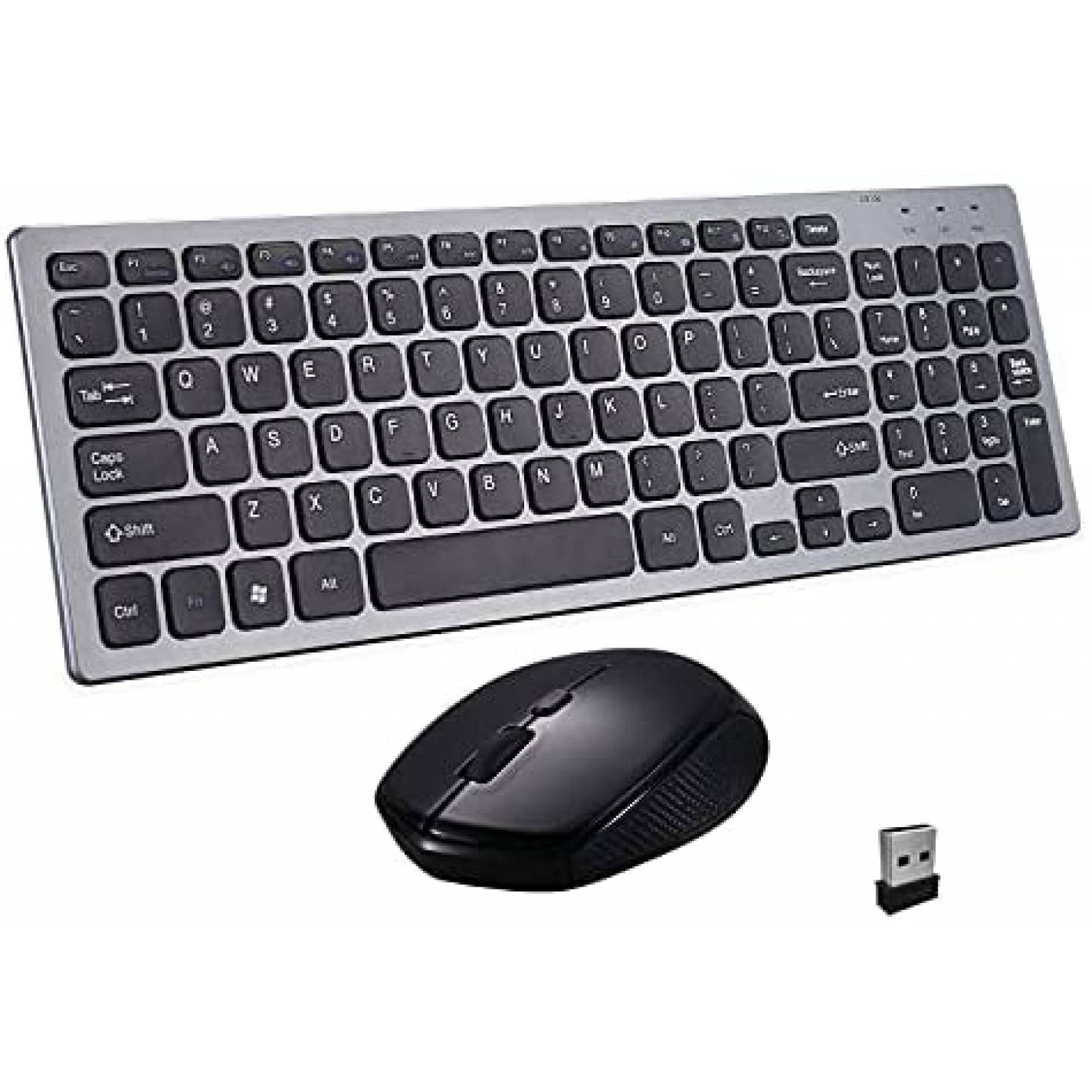 Combo de teclado y mouse ROTCAR inalambricos -Negro