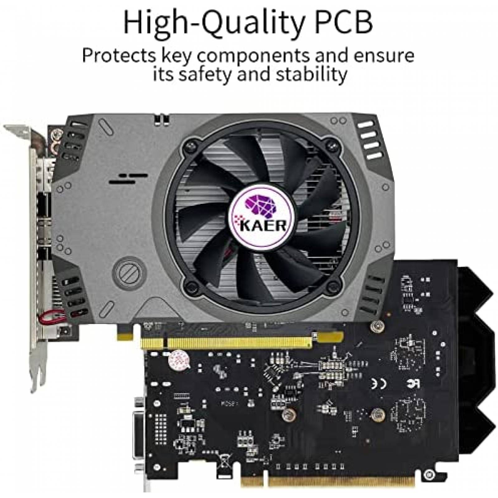 Tarjeta Grafica KAER AMD Radeon RX 550 4GB GDDR5 128 Bit