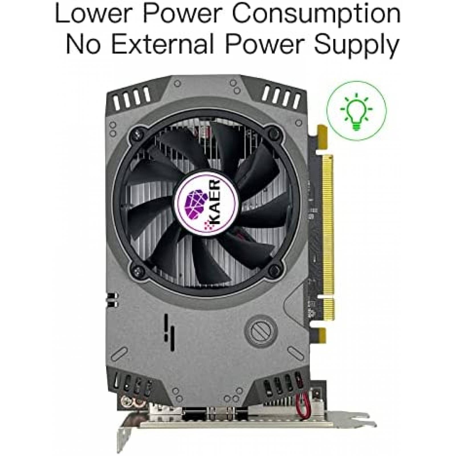 Tarjeta Grafica KAER AMD Radeon RX 550 4GB GDDR5 128 Bit