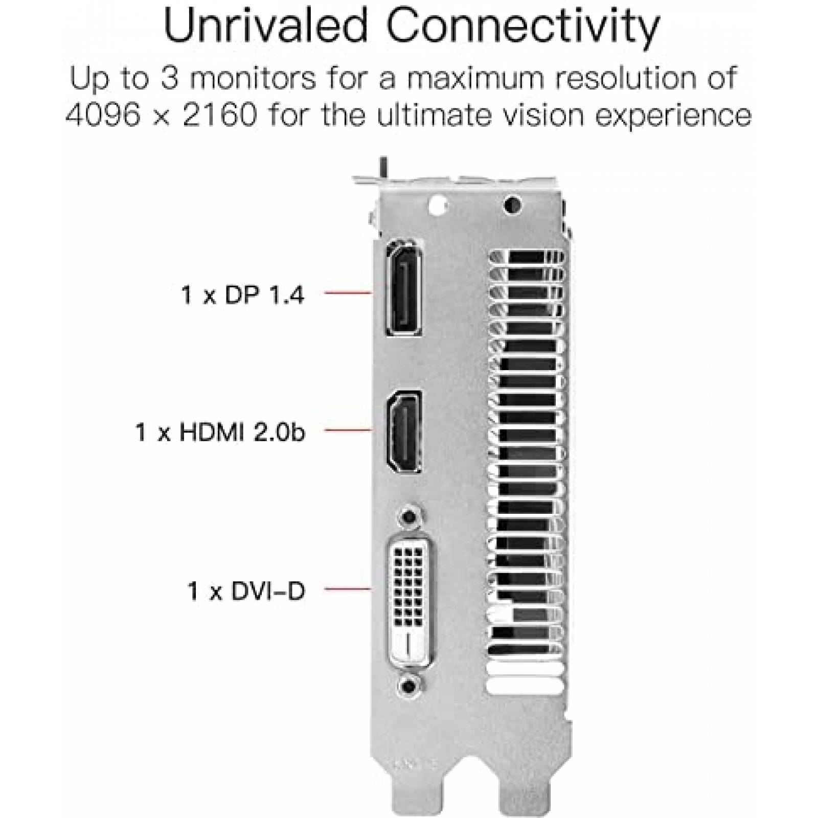 Tarjeta Grafica KAER AMD Radeon RX 550 4GB GDDR5 128 Bit