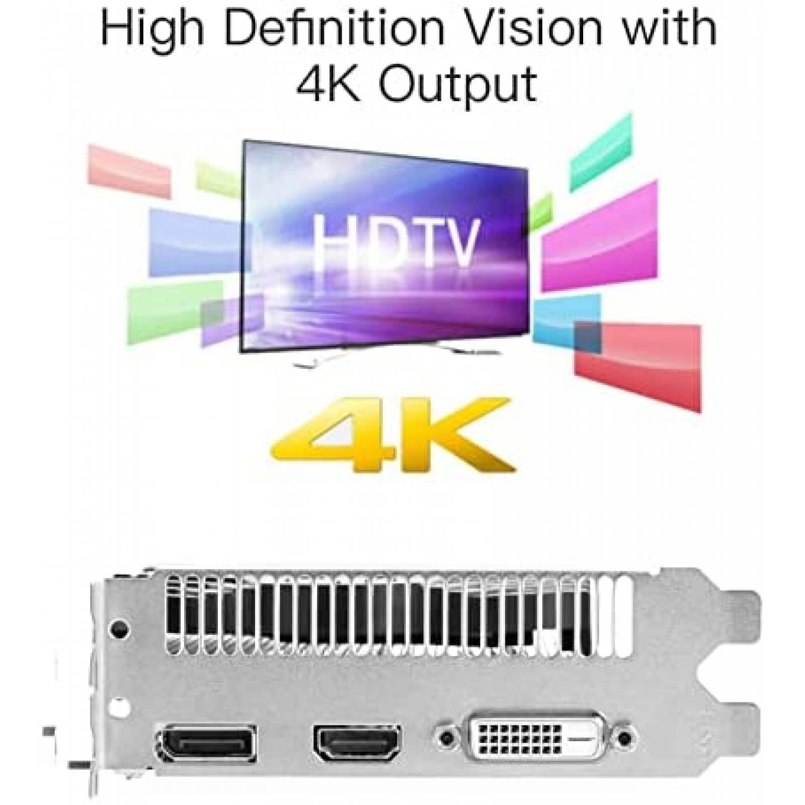 Tarjeta Grafica KAER AMD Radeon RX 550 4GB GDDR5 128 Bit