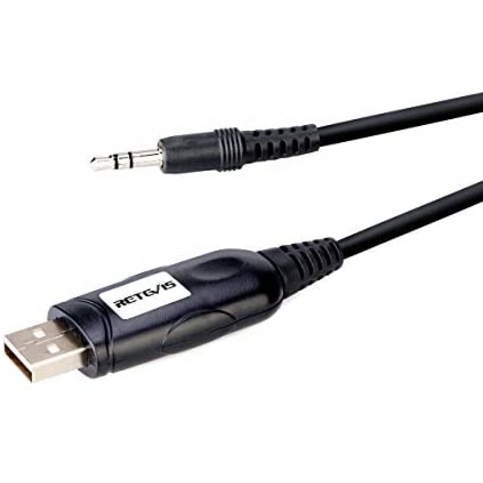 Cable Programacion Retevis RT98 USB Mini Radio Carro -Negro